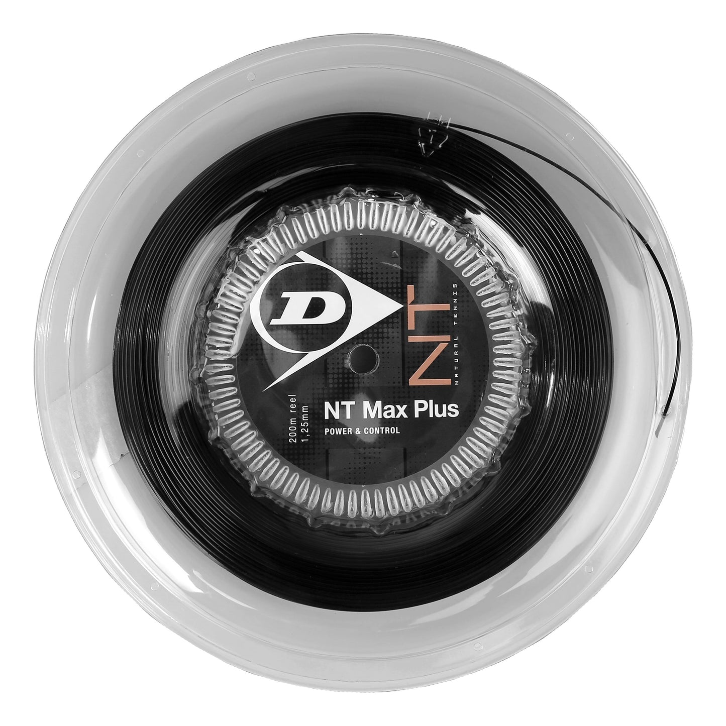 Dunlop NT Max Plus Bobine cordage 200m - anthracite Dunlop NT Max Plus Bobine cordage 200m - anthracite