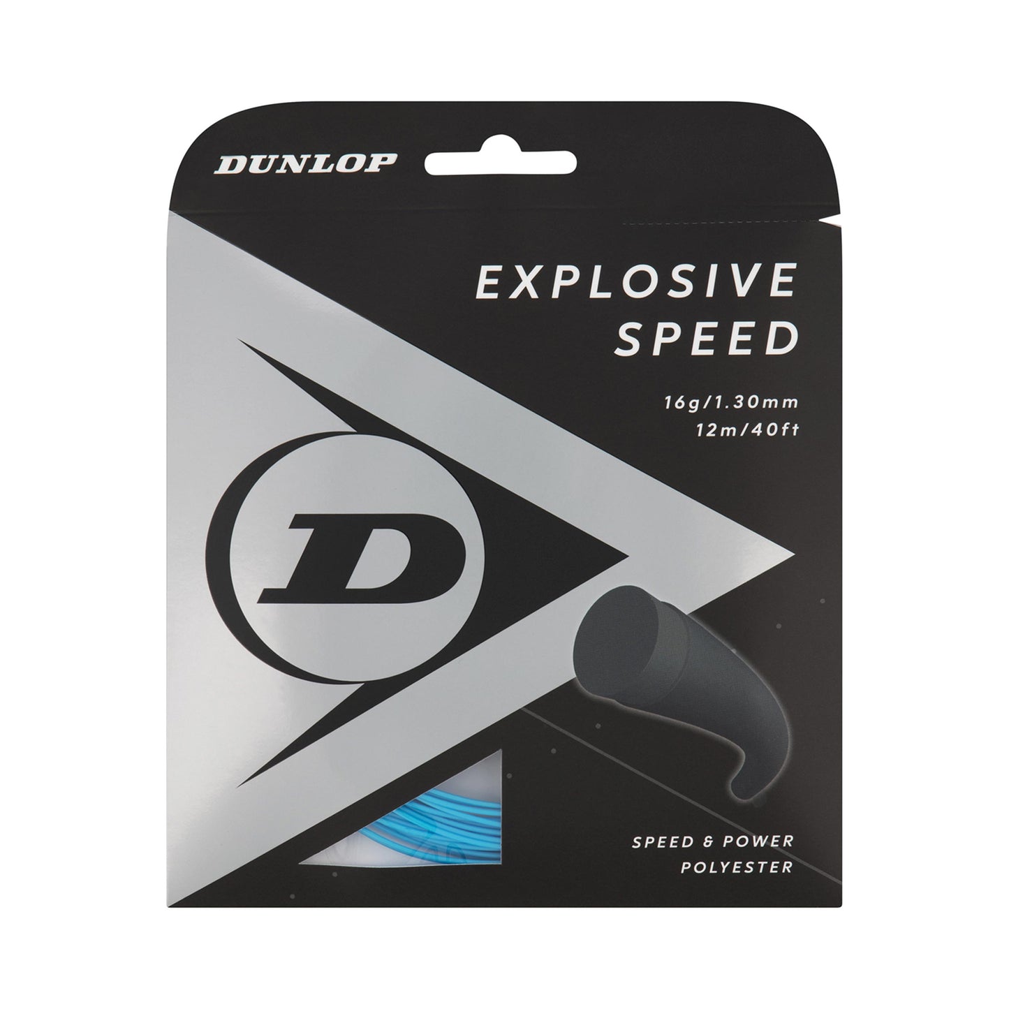 Dunlop Explosive Speed Cordage en garniture 12m - bleu Dunlop Explosive Speed Cordage en garniture 12m - bleu