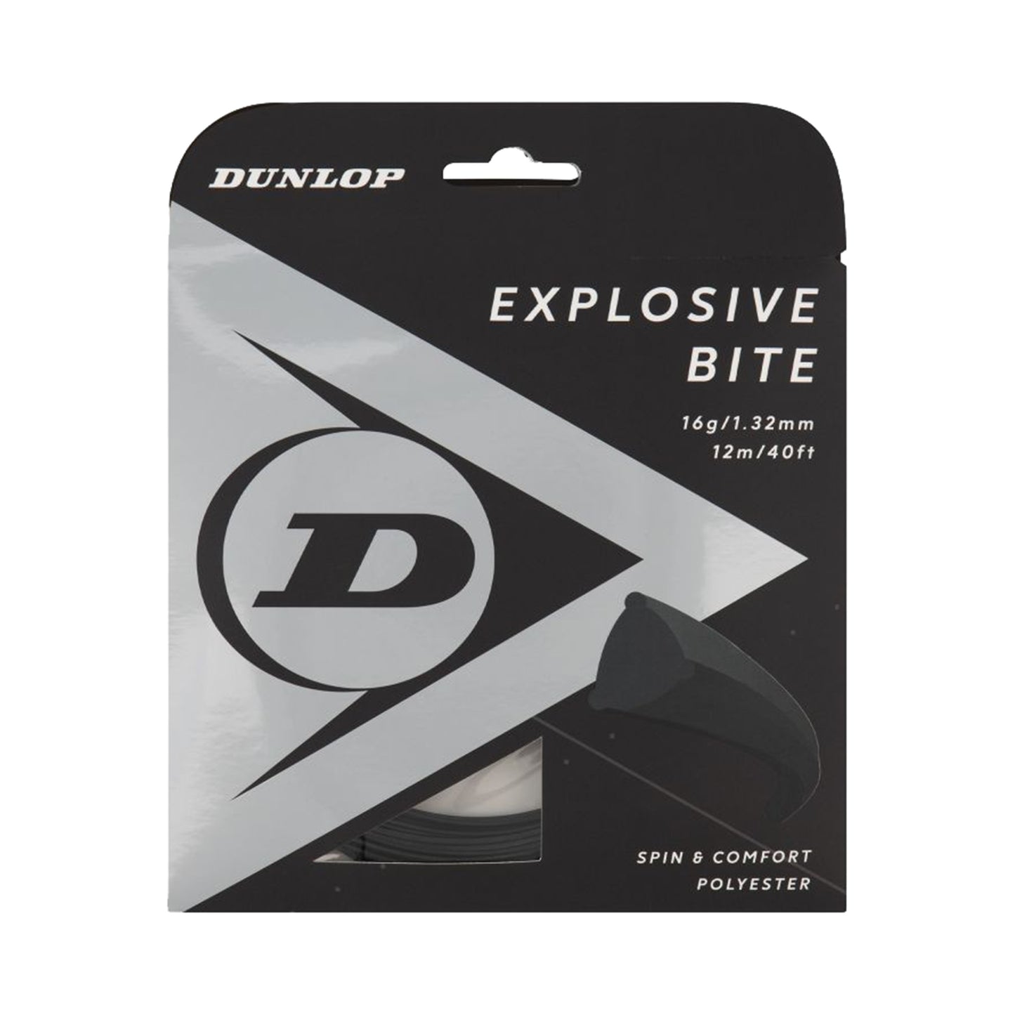 Dunlop Explosive Bite Cordage en garniture 12m - noir Dunlop Explosive Bite Cordage en garniture 12m - noir