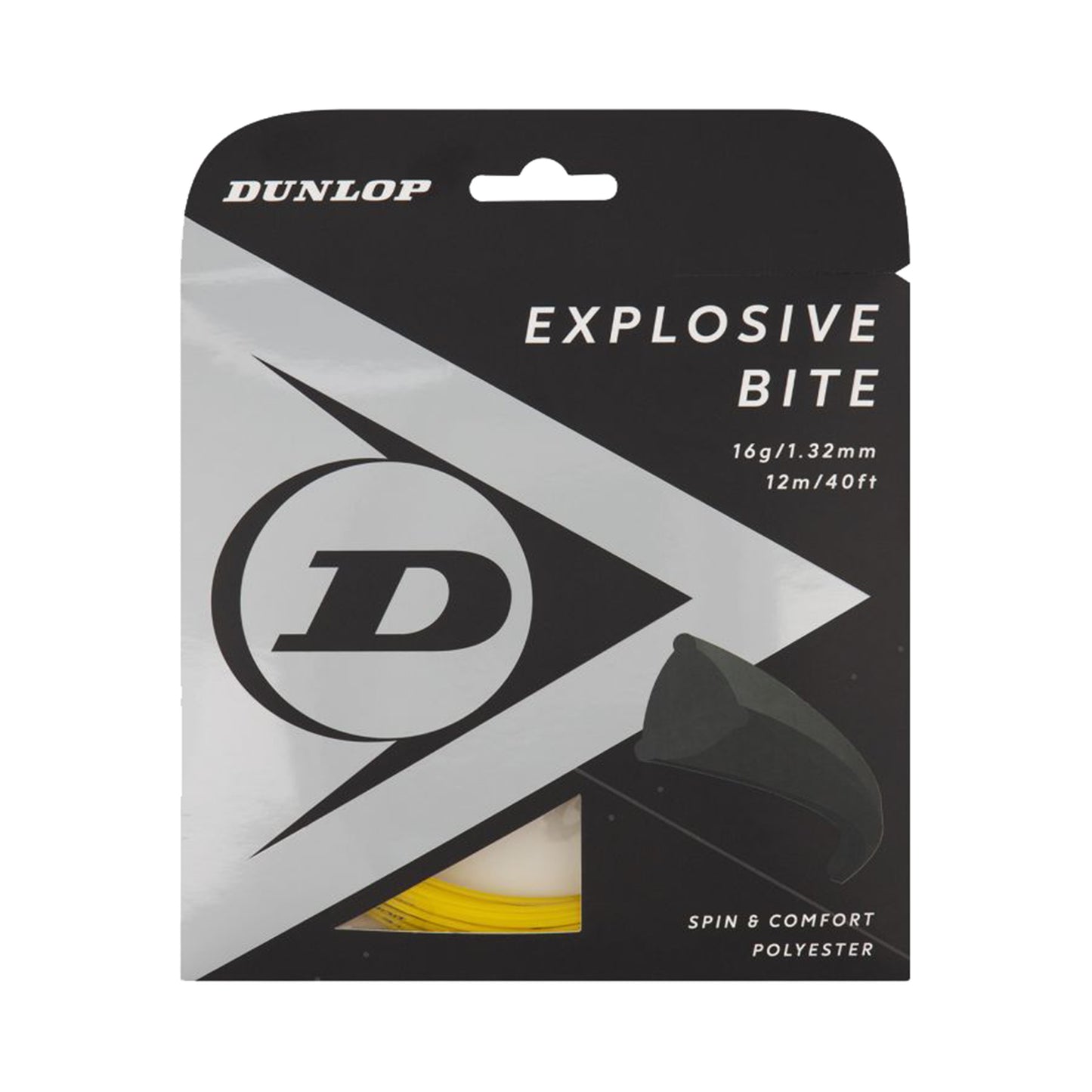 Dunlop Explosive Bite Cordage en garniture 12m - jaune Dunlop Explosive Bite Cordage en garniture 12m - jaune