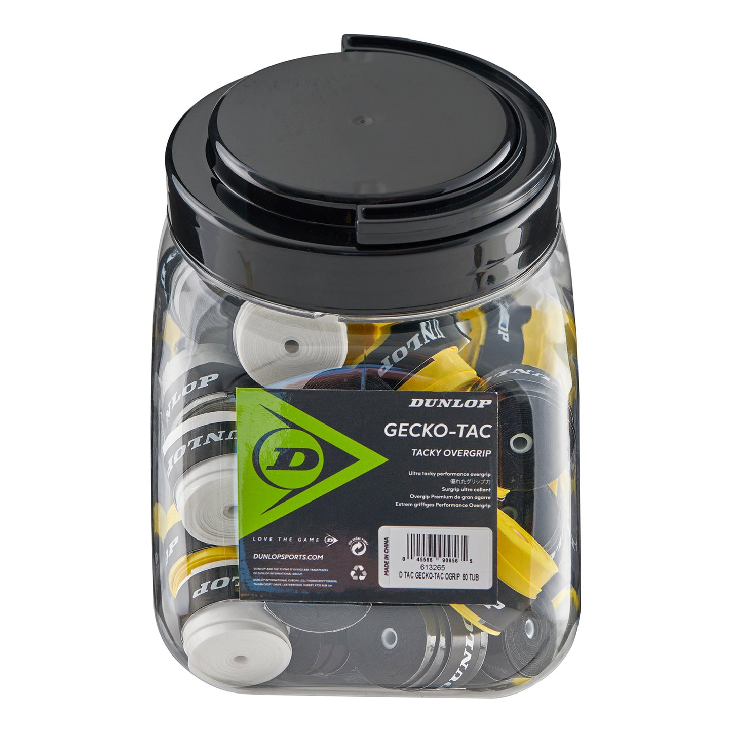 Dunlop Gecko-Tac Pack De 60-Multicouleur Dunlop Gecko-Tac Pack De 60-Multicouleur