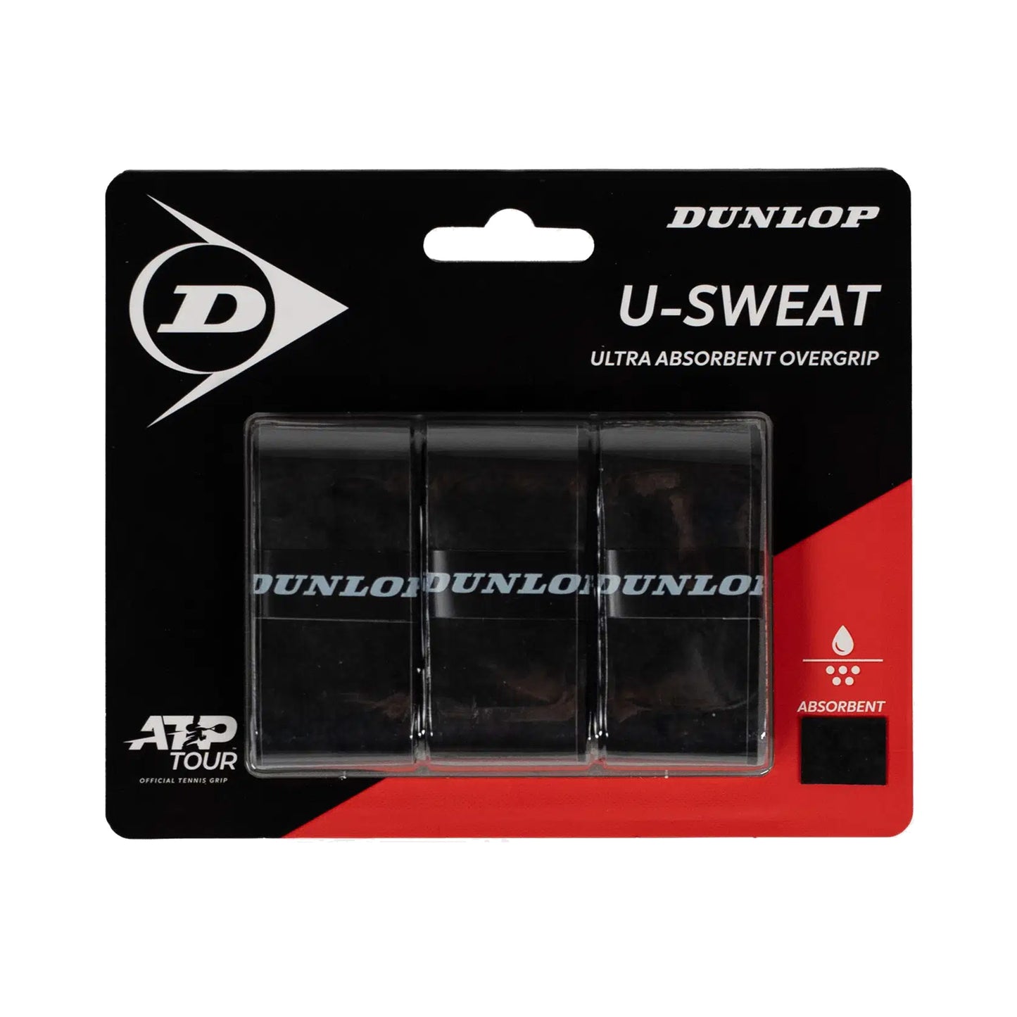 Dunlop U-Sweat Pack de 3 - noir Dunlop U-Sweat Pack de 3 - noir