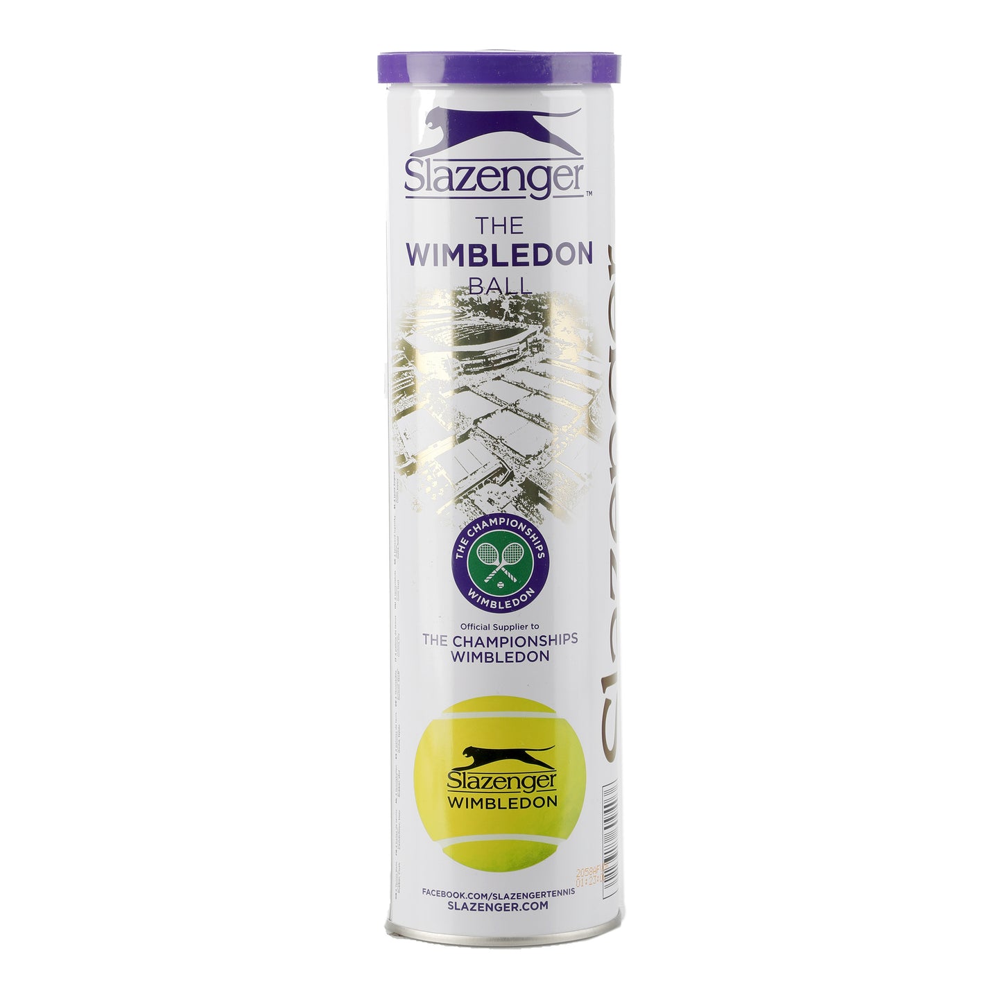 Slazenger Wimbledon Tube de 4 Slazenger Wimbledon Tube de 4