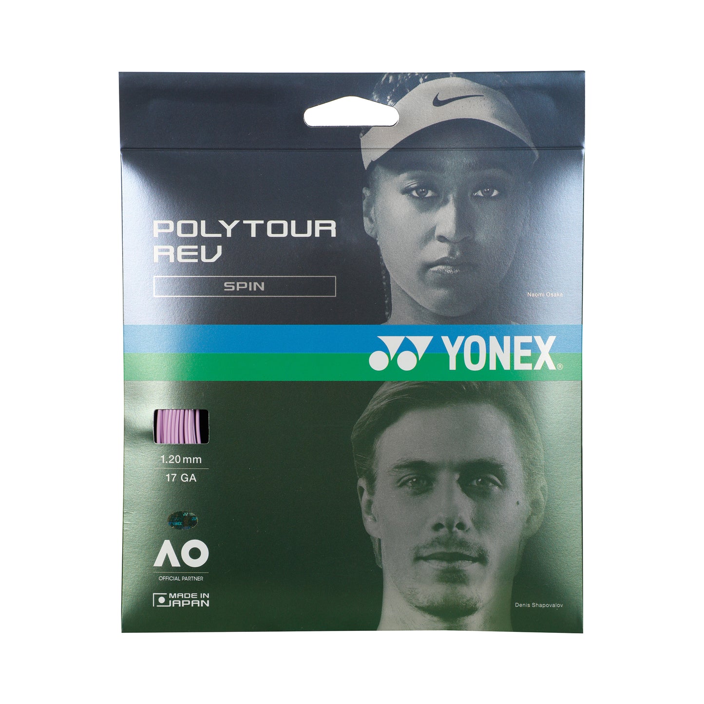 Yonex Poly Tour Rev Cordage En Garniture 12m-Violet Yonex Poly Tour Rev Cordage En Garniture 12m-Violet