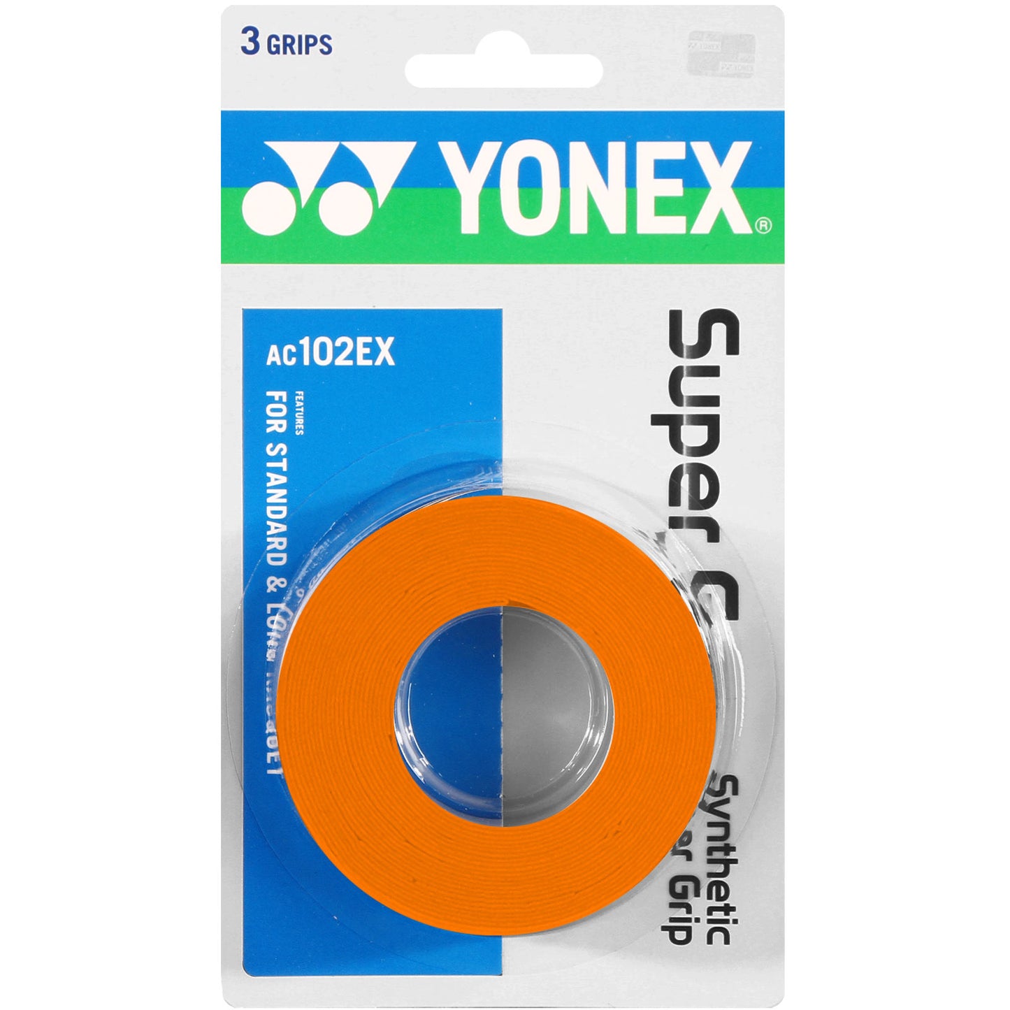 Yonex Super Grap Pack de 3 - orange Yonex Super Grap Pack de 3 - orange