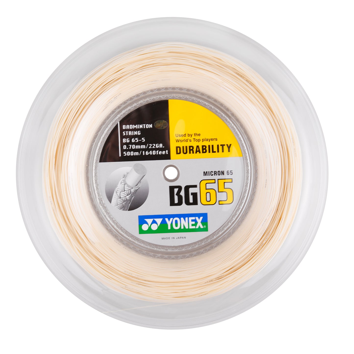Yonex BG65 Bobine De Cordage Badminton Yonex BG65 Bobine De Cordage Badminton