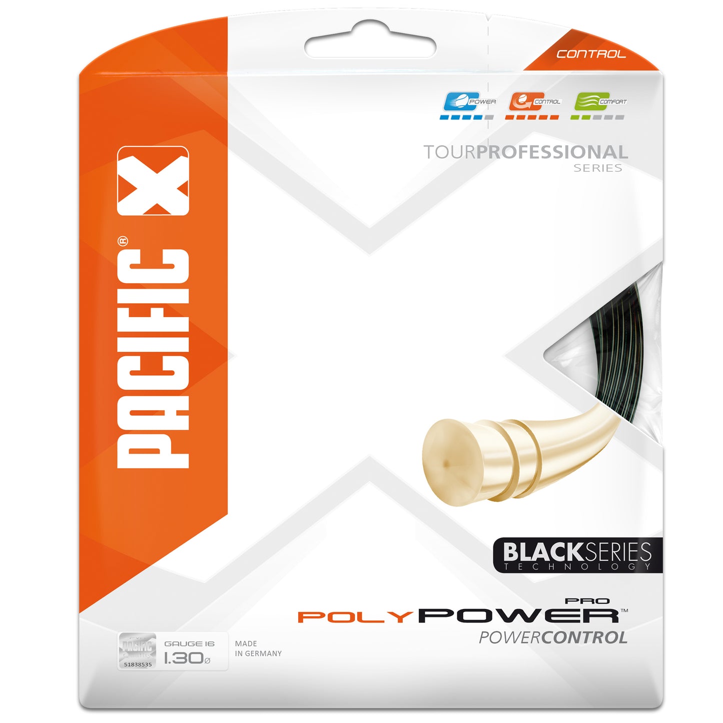 Pacific Poly Power Pro Cordage En Garniture 12,2m-Noir Pacific Poly Power Pro Cordage En Garniture 12,2m-Noir