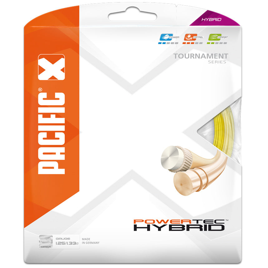 Pacific Power Tec Hybrid Cordage En Garniture 12,2m-Écru Pacific Power Tec Hybrid Cordage En Garniture 12,2m-Écru
