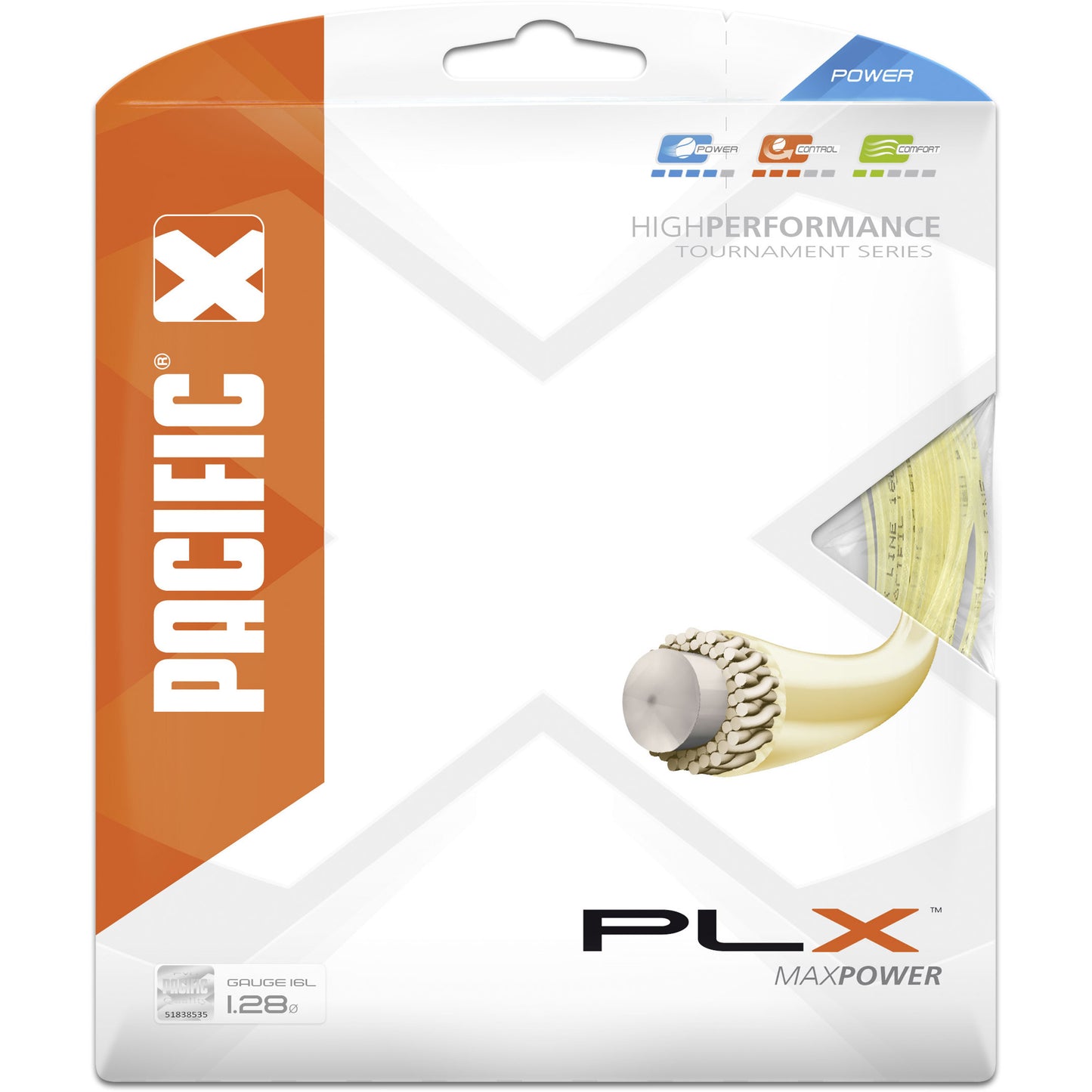 Pacific PLX (new Power Line) Natur Cordage En Garniture 12,2m-Écru Pacific PLX (new Power Line) Natur Cordage En Garniture 12,2m-Écru
