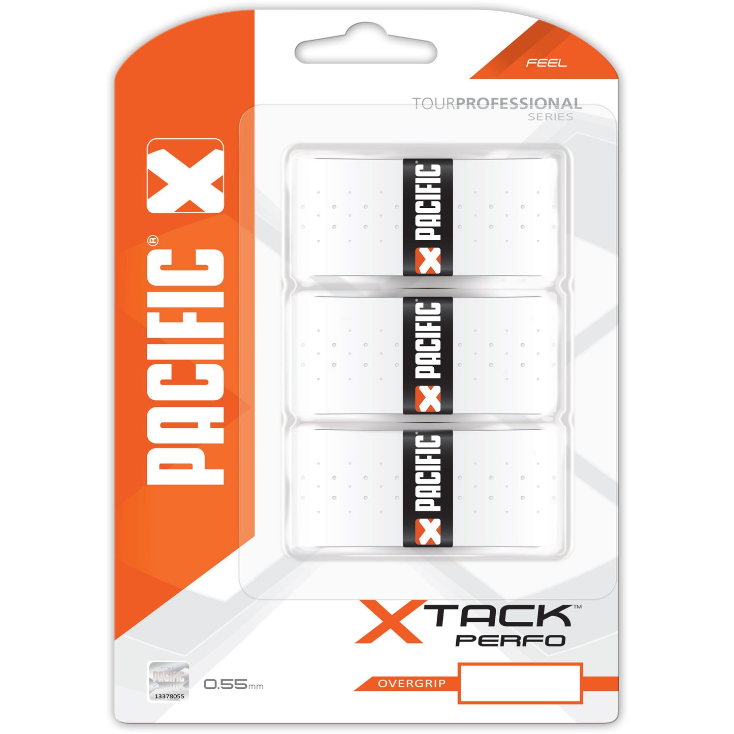 Pacific X Tack Pro Perfo Pack de 3 - blanc Pacific X Tack Pro Perfo Pack de 3 - blanc