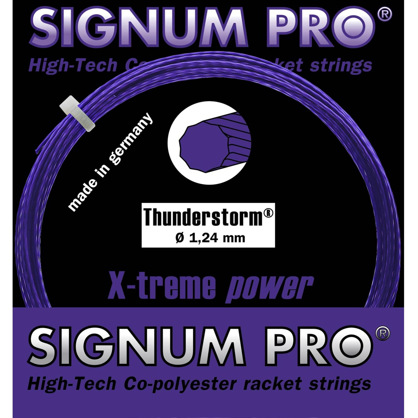 Signum Pro Thunderstorm Violett Cordage En Garniture 12,2m-Violet Signum Pro Thunderstorm Violett Cordage En Garniture 12,2m-Violet