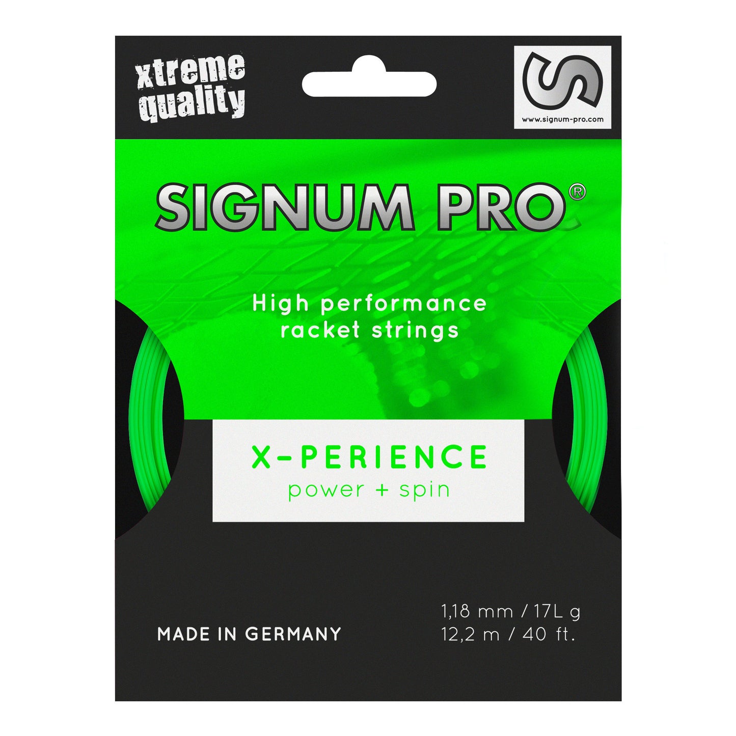 Signum Pro Xperience Cordage En Garniture 12m-Vert Fluo Signum Pro Xperience Cordage En Garniture 12m-Vert Fluo