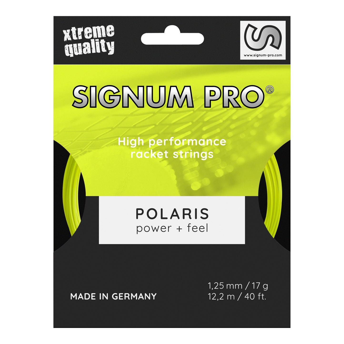 Signum Pro Polaris Cordage En Garniture 12m-Jaune Signum Pro Polaris Cordage En Garniture 12m-Jaune