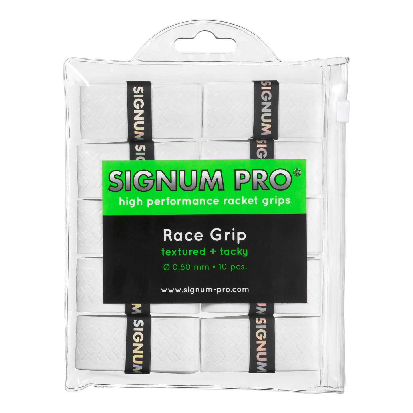 Signum Pro Race Grip Pack De 10-Blanc Signum Pro Race Grip Pack De 10-Blanc
