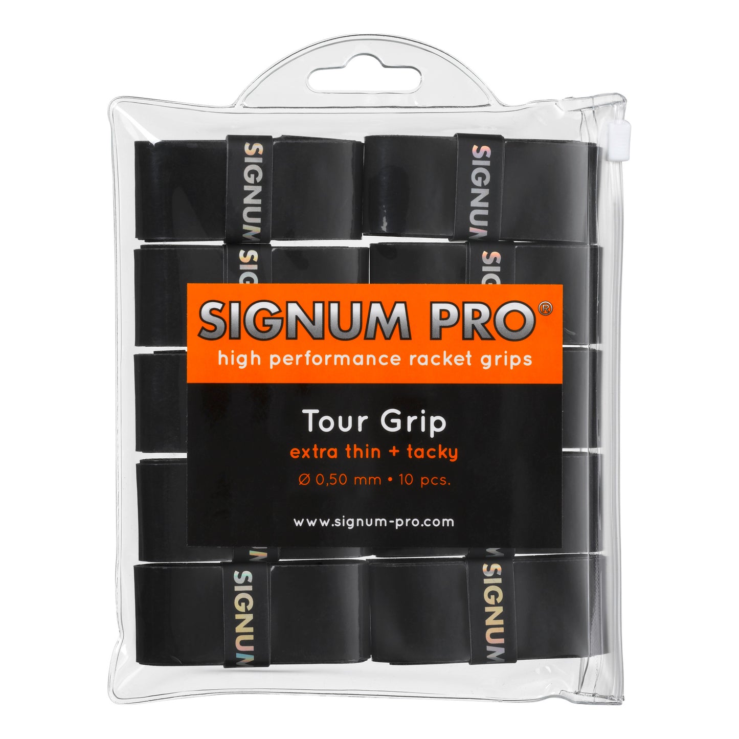 Signum Pro Tour Grip Pack De 10-Noir Signum Pro Tour Grip Pack De 10-Noir