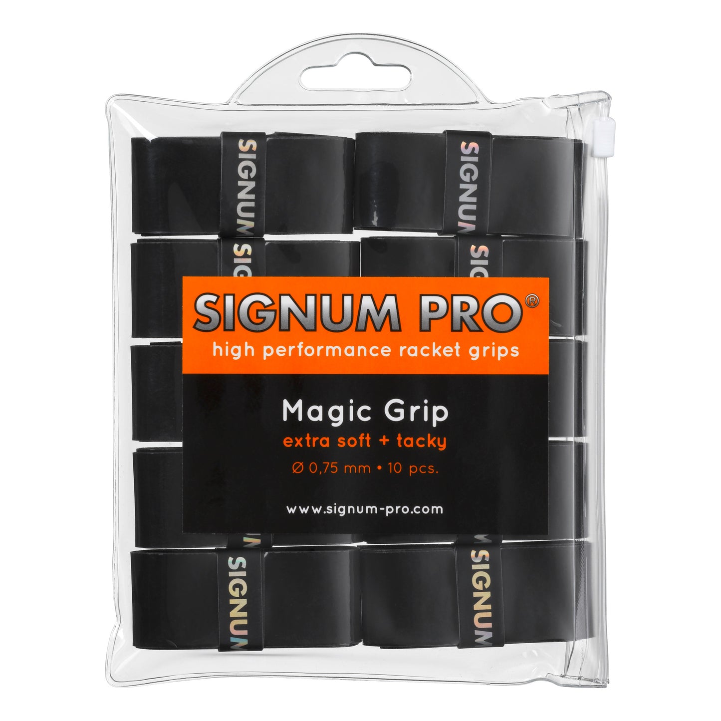 Signum Pro Magic Grip Pack De 10-Noir Signum Pro Magic Grip Pack De 10-Noir