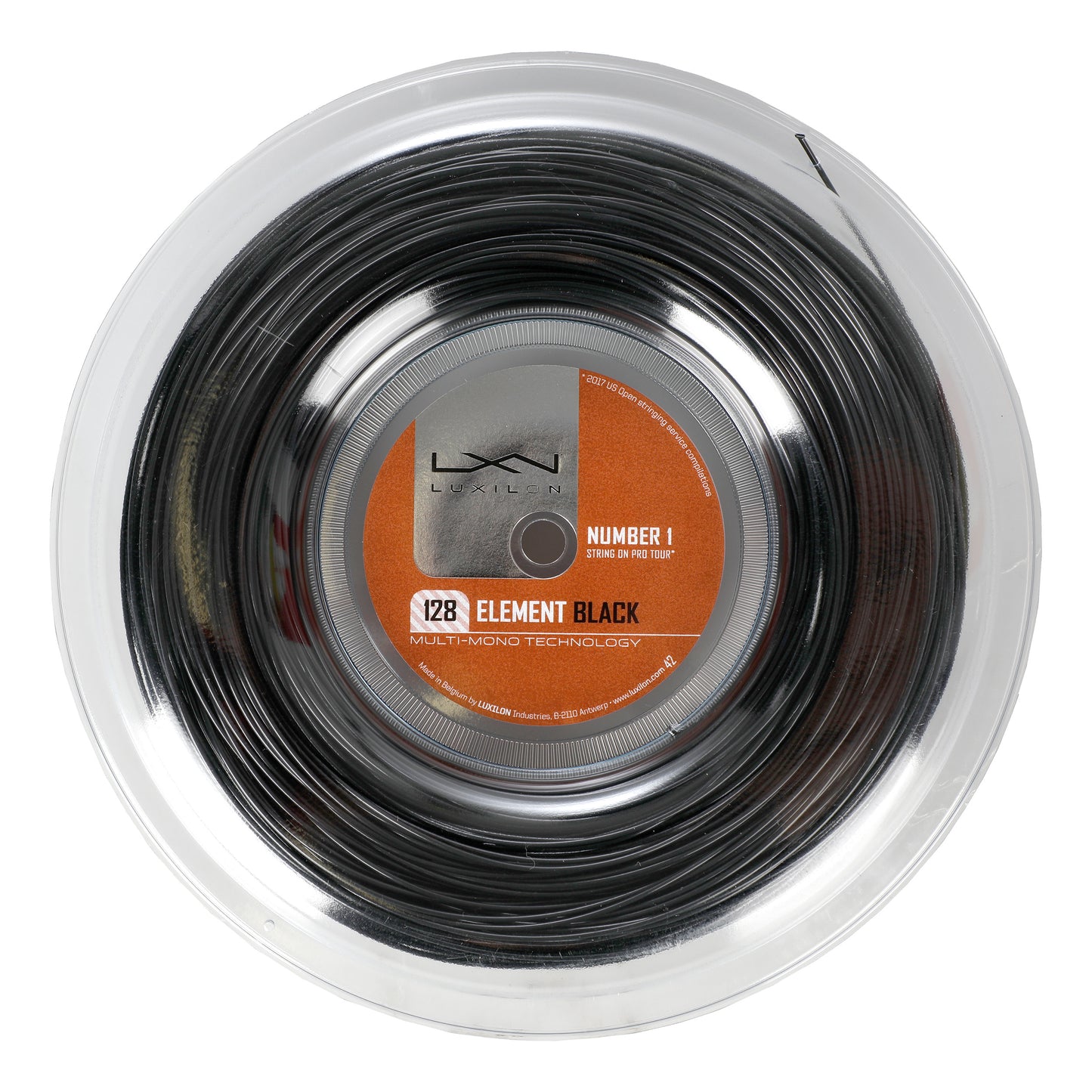 Luxilon Element Bobine Cordage 200m Edition Spéciale-Noir Luxilon Element Bobine Cordage 200m Edition Spéciale-Noir