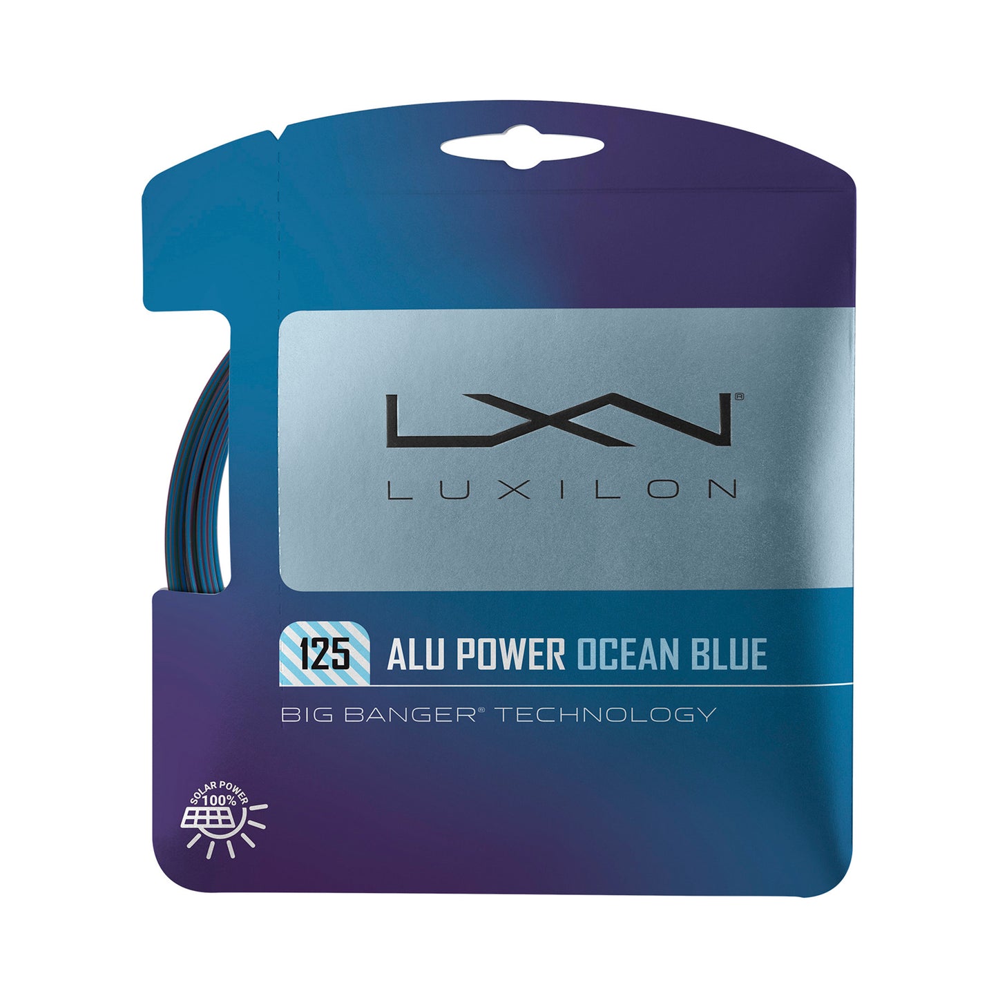 Luxilon Alu Power Ocean Blue Cordage En Garniture 12,2m-Bleu Luxilon Alu Power Ocean Blue Cordage En Garniture 12,2m-Bleu