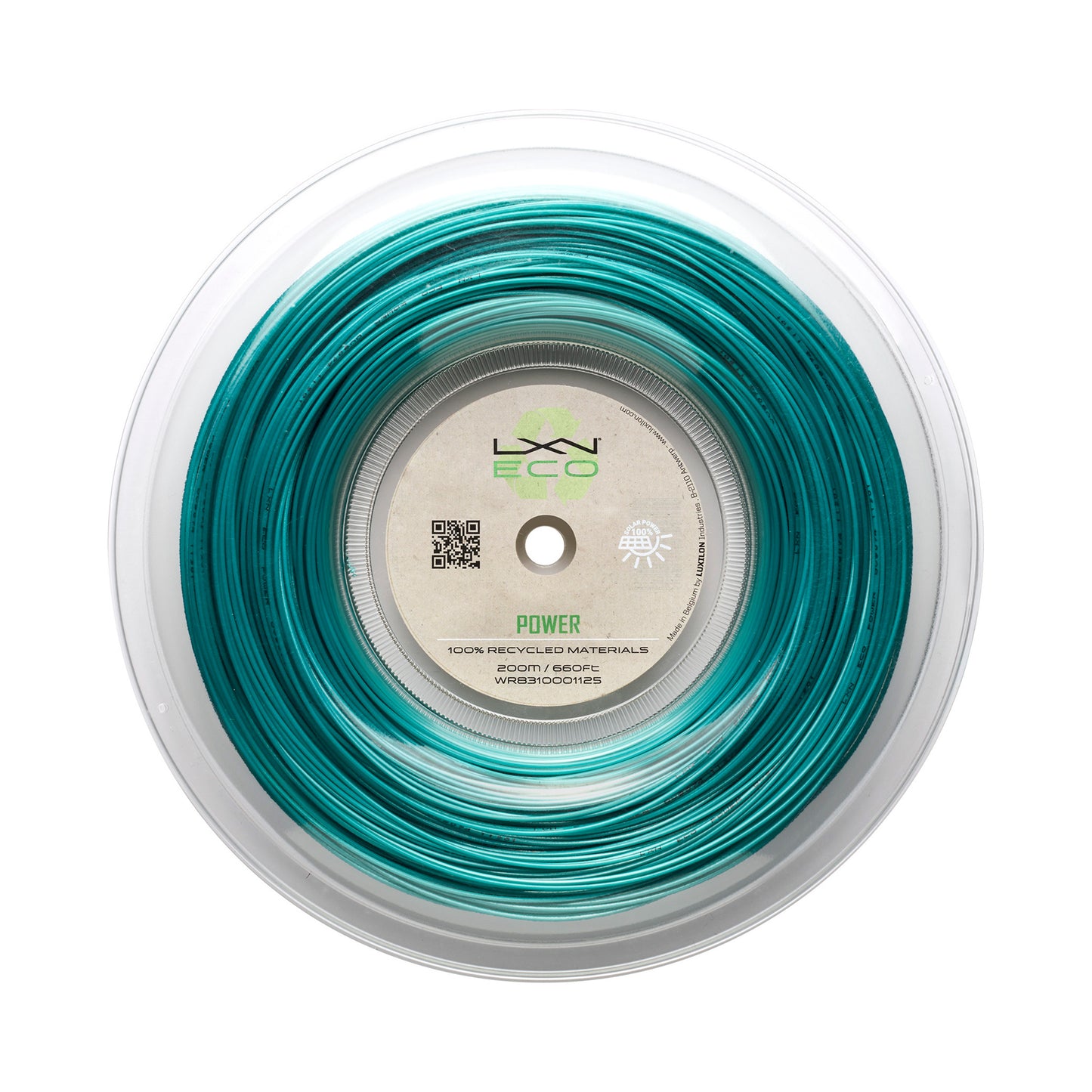 Luxilon Eco Power Bobine Cordage 200m-Bleu Petrol Luxilon Eco Power Bobine Cordage 200m-Bleu Petrol