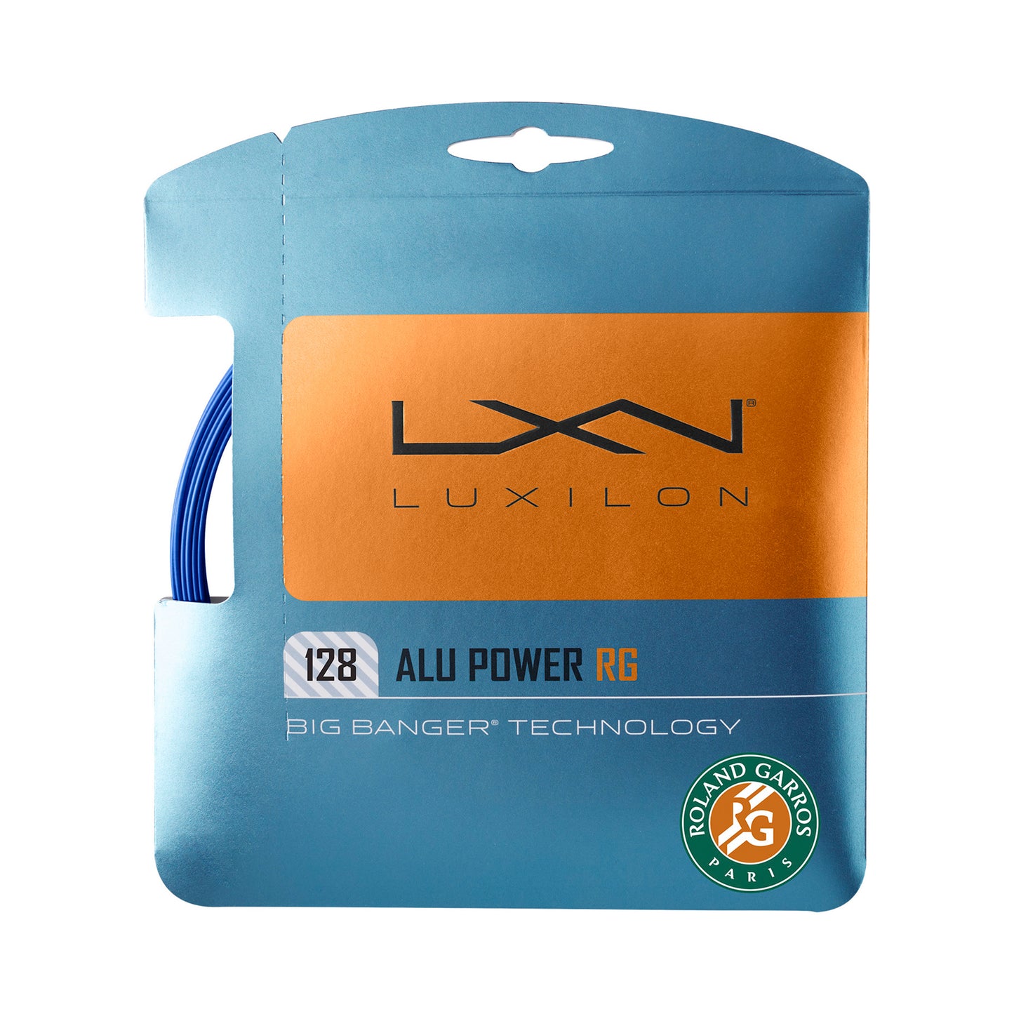 Luxilon Alu Power Roland Garros Cordage En Garniture 12,2m-Bleu Luxilon Alu Power Roland Garros Cordage En Garniture 12,2m-Bleu