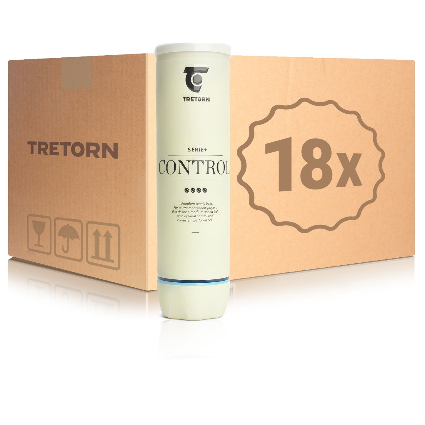 Tretorn 18 tubes de 4 Serie+Control Tretorn 18 tubes de 4 Serie+Control