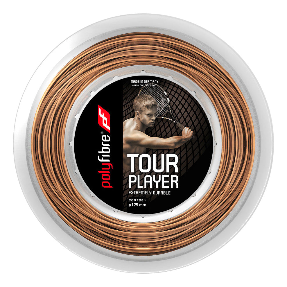 Polyfibre Tour Player Bobine Cordage 200m-Écru Polyfibre Tour Player Bobine Cordage 200m-Écru