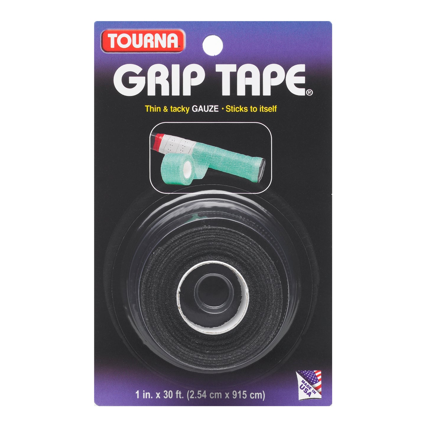 Tourna Grip Tape Pack 1 unité - noir Tourna Grip Tape Pack 1 unité - noir