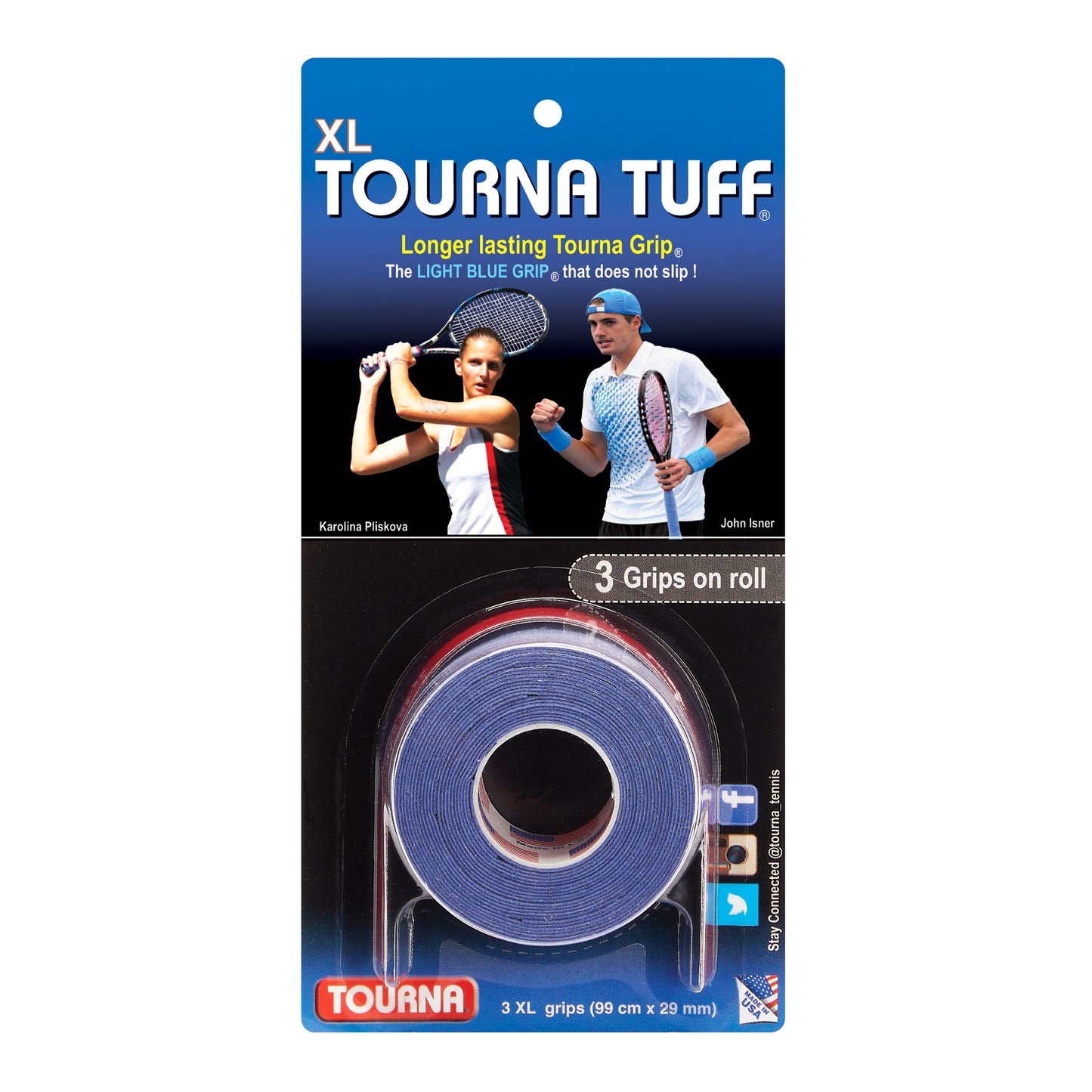 Tourna Tuff Pack De 3-Bleu Tourna Tuff Pack De 3-Bleu