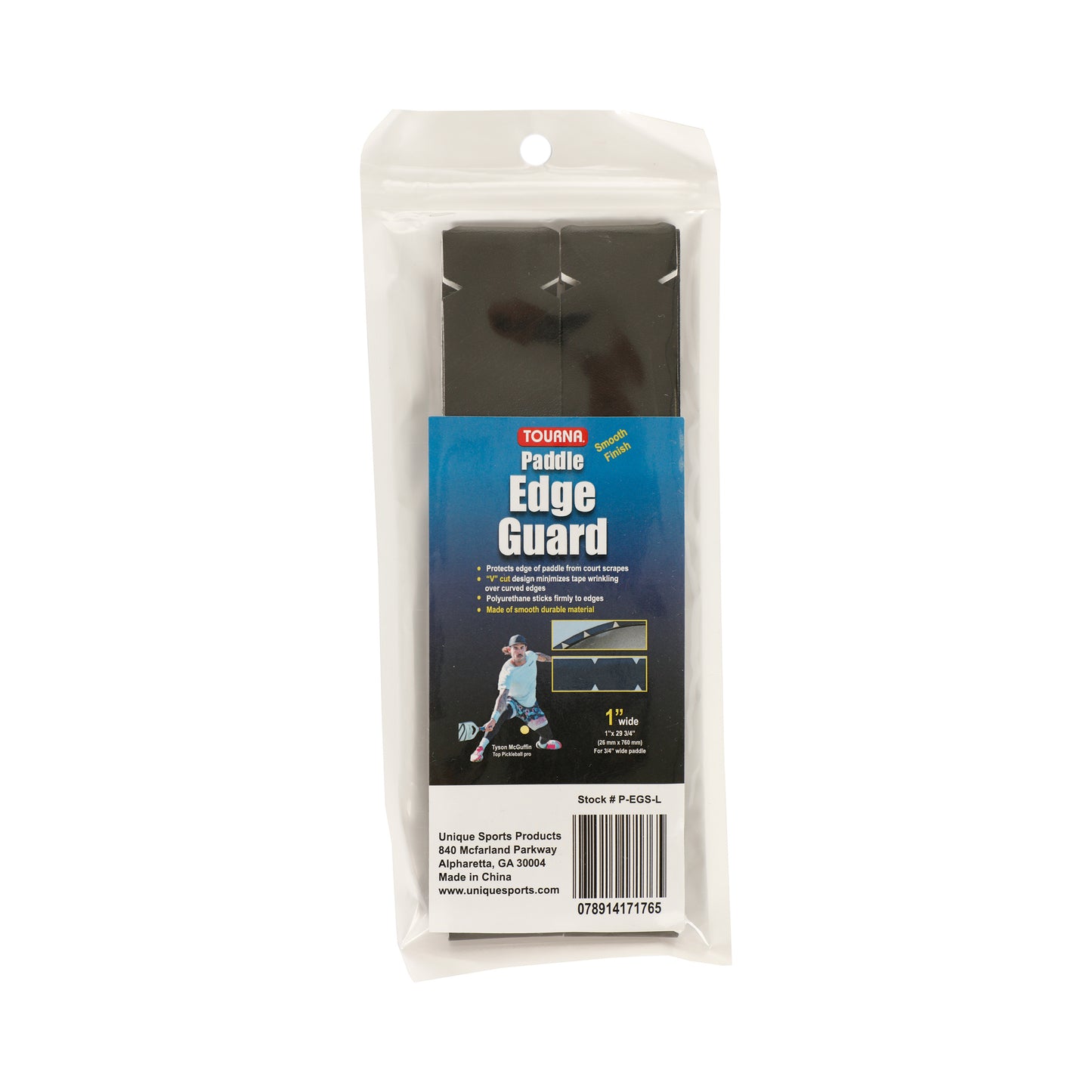 Tourna Padel Edge Guard 19mm Bande De Protection Pour Cadre Pickleball-Noir Tourna Padel Edge Guard 19mm Bande De Protection Pour Cadre Pickleball-Noir