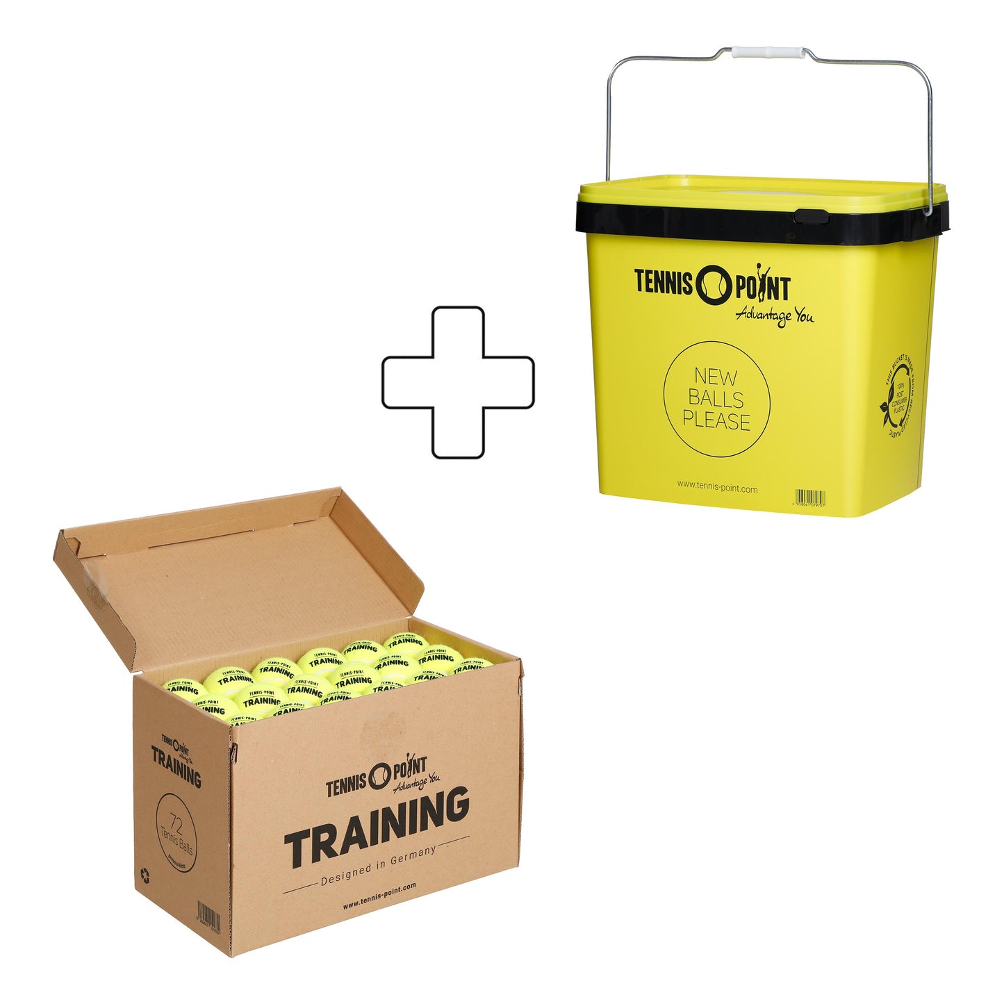 Tennis-Point Sac de 72 balles Training Tennis-Point Sac de 72 balles Training