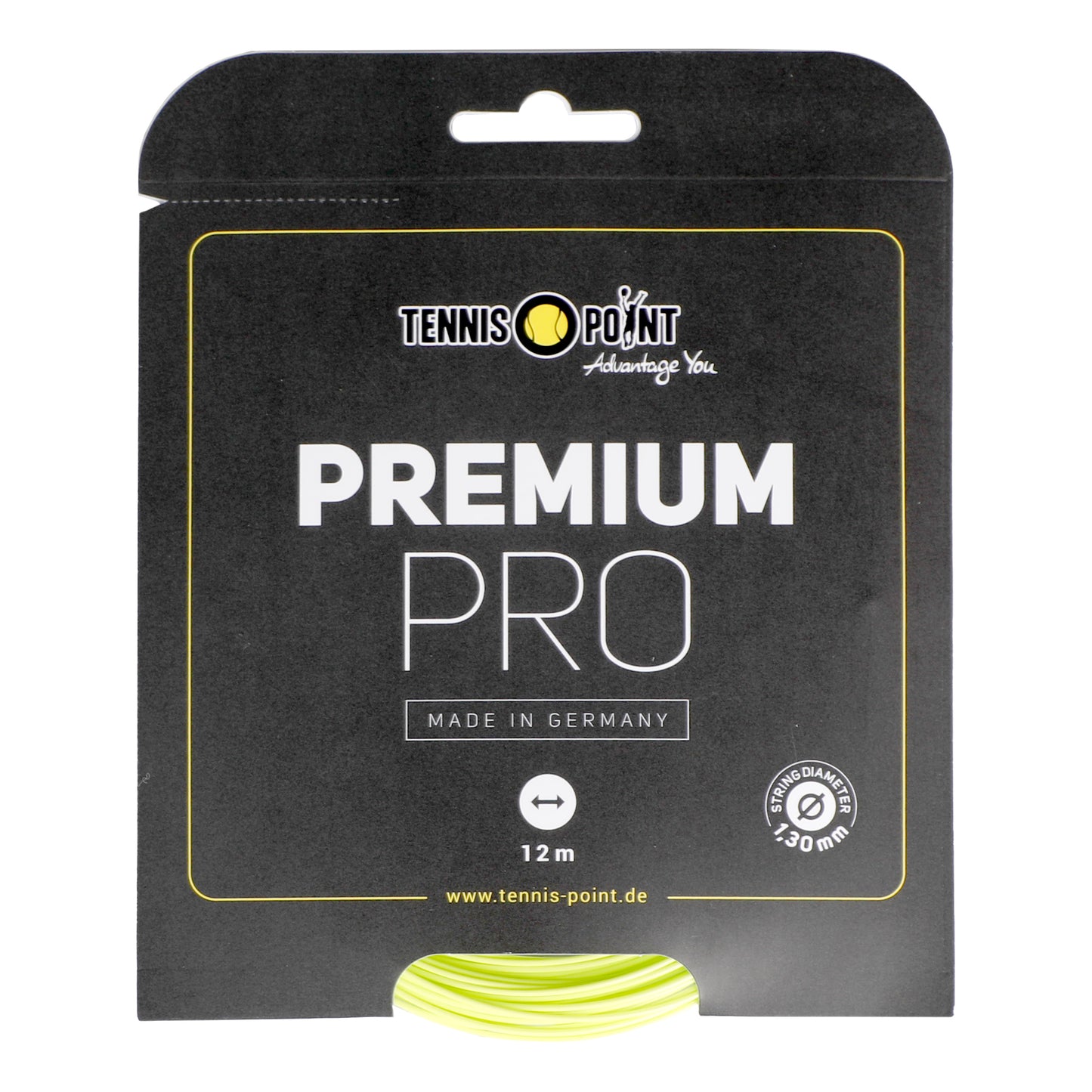 Tennis-Point Premium Pro Cordage En Garniture 12m-Jaune Lemon Tennis-Point Premium Pro Cordage En Garniture 12m-Jaune Lemon