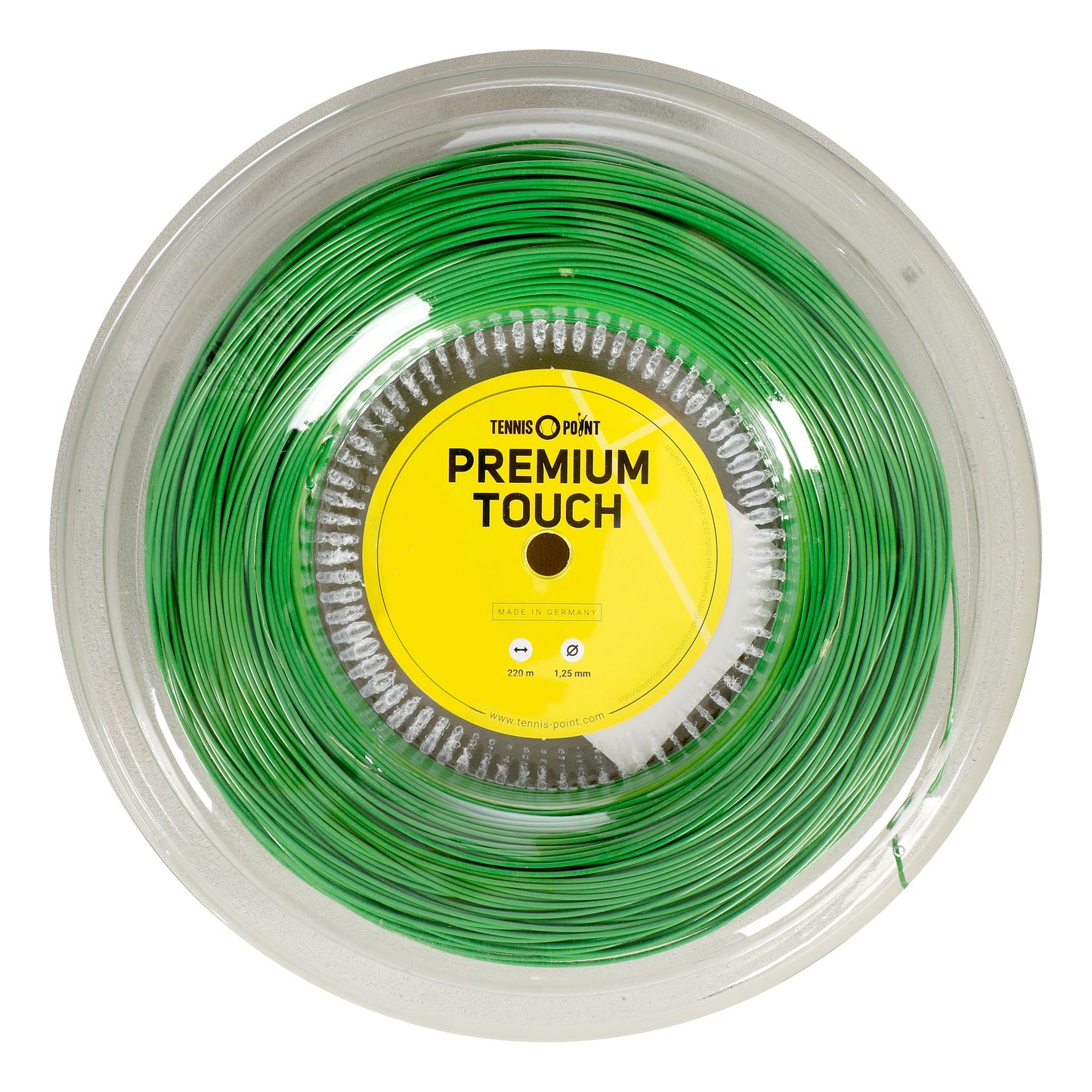 Tennis-Point Premium Touch Bobine cordage 220m - vert Tennis-Point Premium Touch Bobine cordage 220m - vert