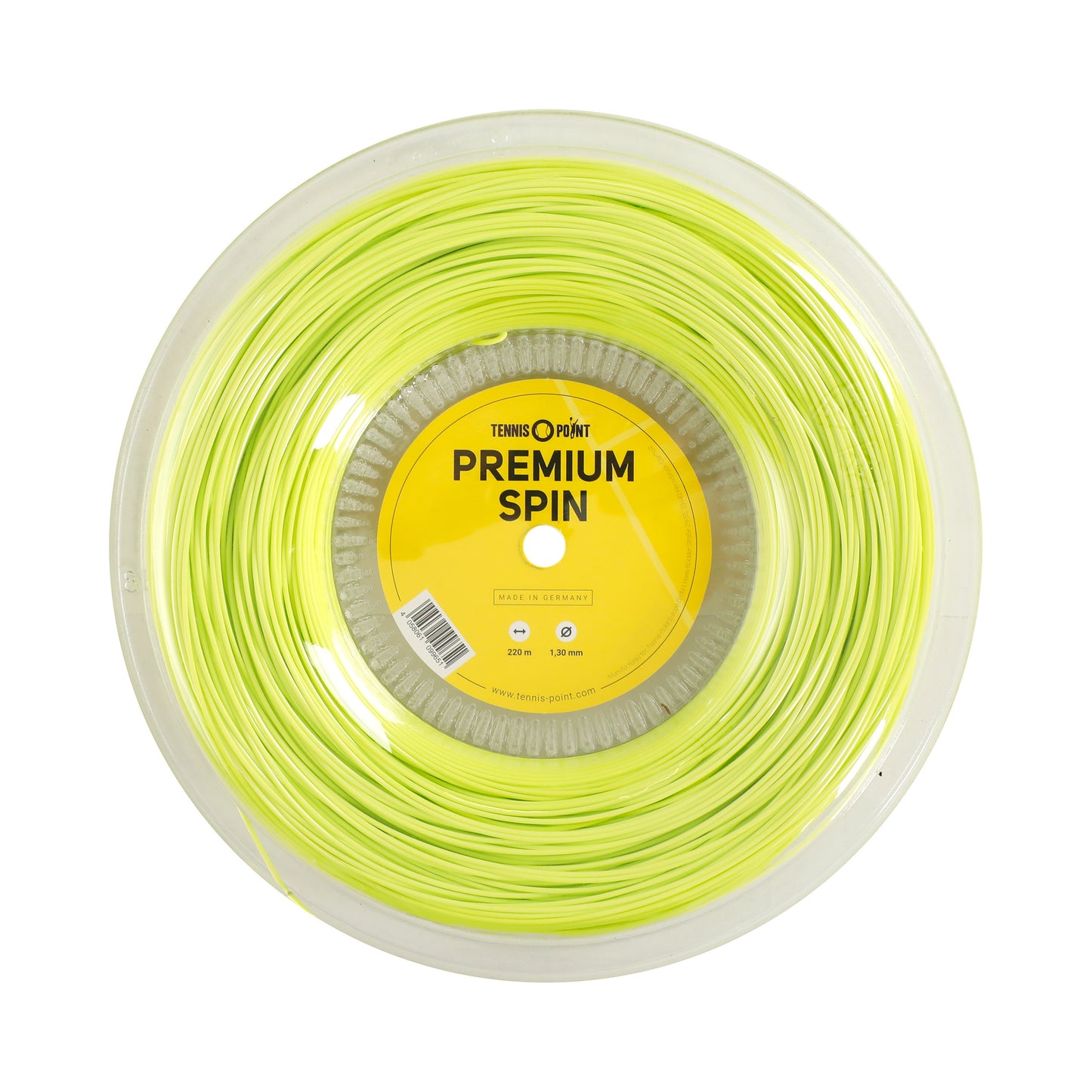 Tennis-Point Premium Spin Bobine Cordage 220m-Jaune Lemon Tennis-Point Premium Spin Bobine Cordage 220m-Jaune Lemon