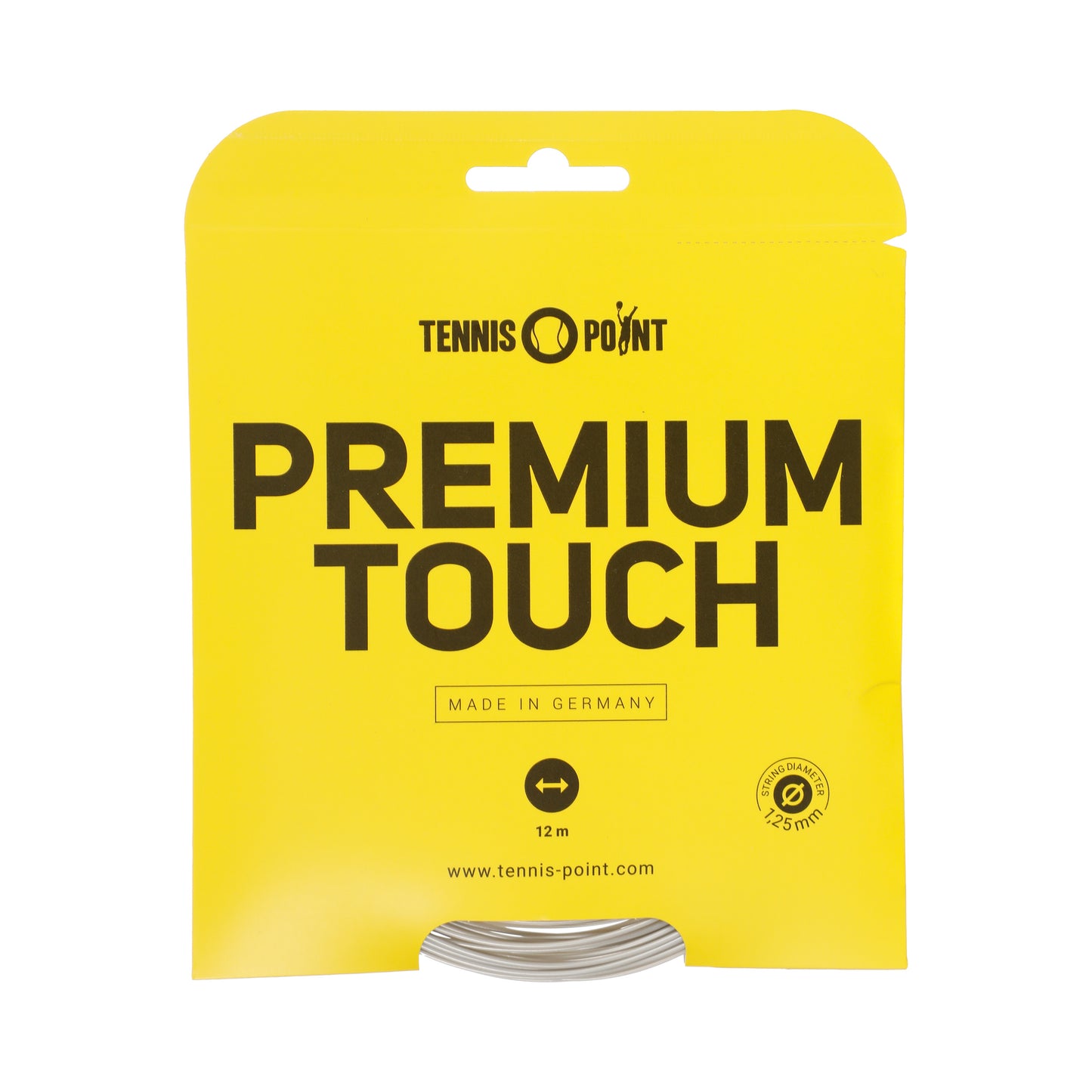 Tennis-Point Premium Touch Cordage En Garniture 12m-Gris Tennis-Point Premium Touch Cordage En Garniture 12m-Gris