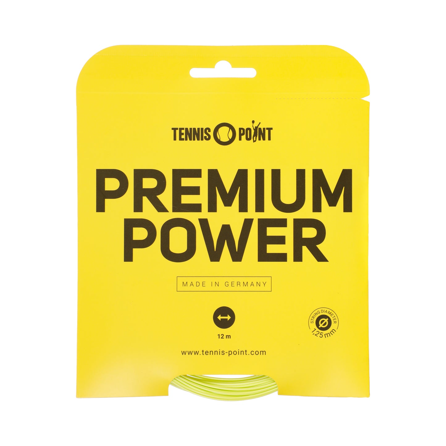 Tennis-Point Premium Power Cordage En Garniture 12m-Jaune Lemon Tennis-Point Premium Power Cordage En Garniture 12m-Jaune Lemon