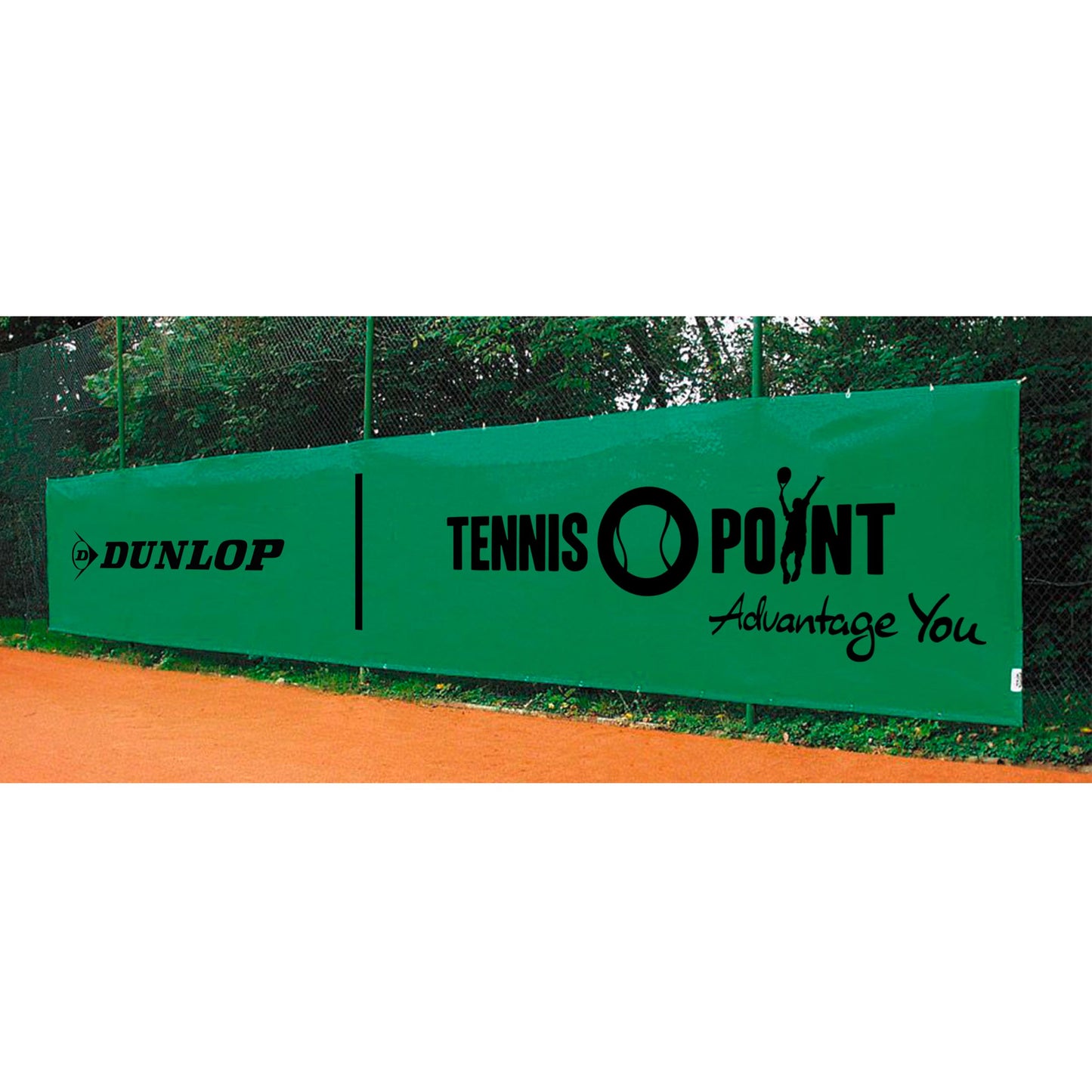 Tennis-Point Dunlop 12x2m Écran Brise-vue-Vert Tennis-Point Dunlop 12x2m Écran Brise-vue-Vert