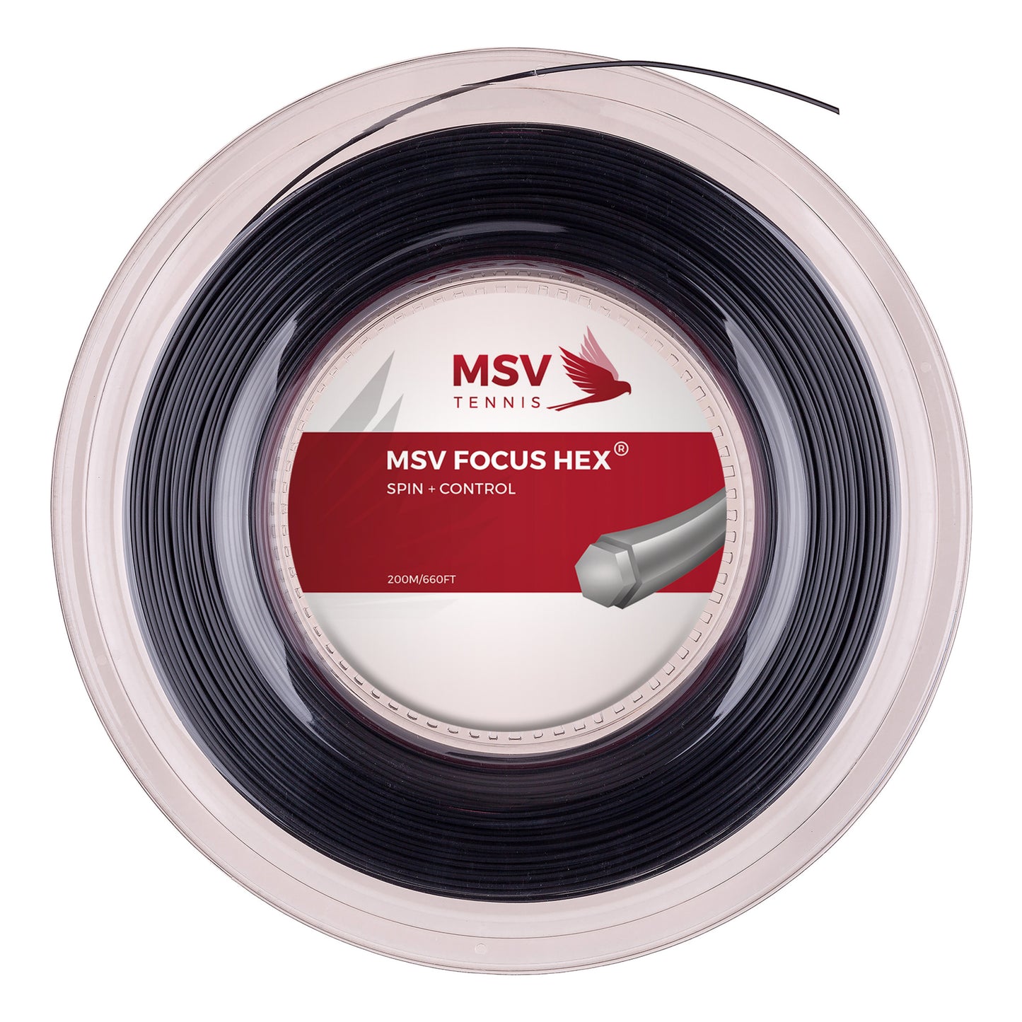 MSV Focus-HEX Bobine Cordage 200m-Noir MSV Focus-HEX Bobine Cordage 200m-Noir
