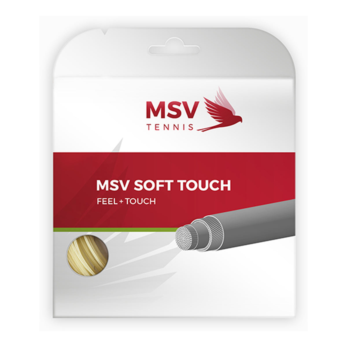 MSV Soft-Touch natur Cordage en garniture 12m - gris MSV Soft-Touch natur Cordage en garniture 12m - gris
