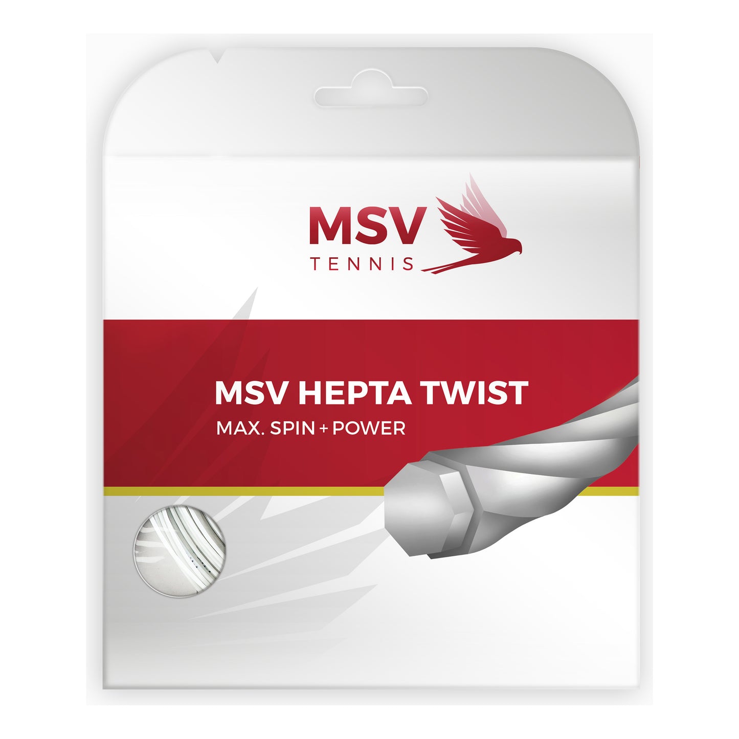 MSV Hepta-Twist Cordage En Garniture 12m-Blanc MSV Hepta-Twist Cordage En Garniture 12m-Blanc