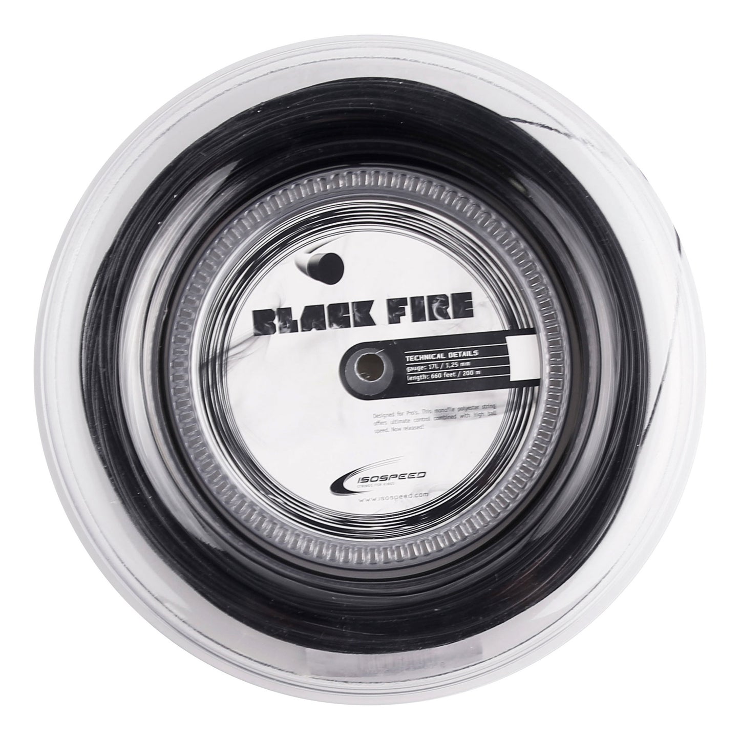 Isospeed Black Fire Bobine Cordage 200m-Noir Isospeed Black Fire Bobine Cordage 200m-Noir