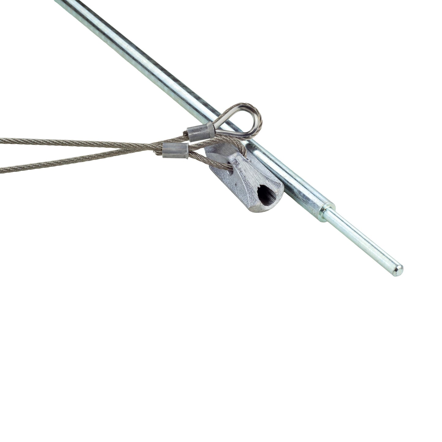 Tegra Câble D’ancrage Au Sol Avec Tige-Argent Tegra Câble D’ancrage Au Sol Avec Tige-Argent