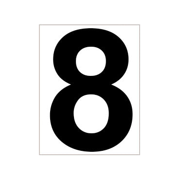 Tegra Platzziffer 8 Schild-Blanc,Noir Tegra Platzziffer 8 Schild-Blanc,Noir