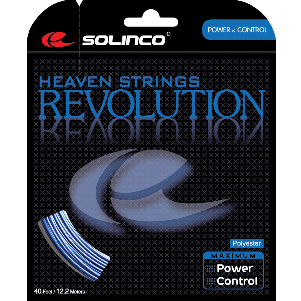 Solinco Revolution Cordage En Garniture 12,2m-Bleu Solinco Revolution Cordage En Garniture 12,2m-Bleu