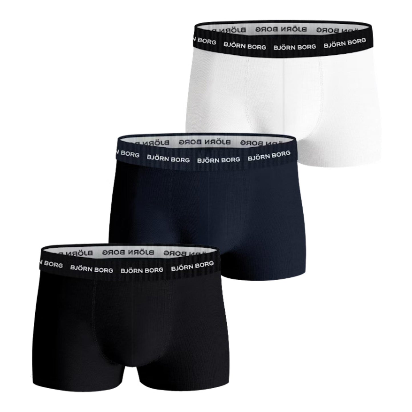Björn Borg Cotton Stretch Trunk Caleçon Pack de 3 Hommes - multicouleur Björn Borg Cotton Stretch Trunk Caleçon Pack de 3 Hommes - multicouleur