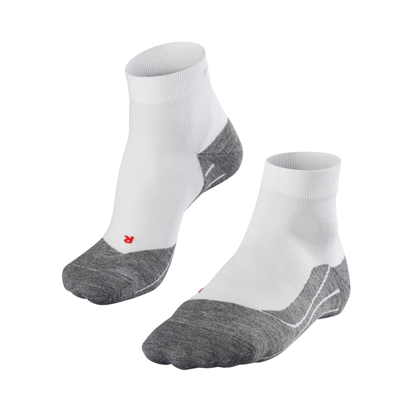 Falke RU4 Endurance Short Chaussettes de running Femmes - blanc, gris Falke RU4 Endurance Short Chaussettes de running Femmes - blanc, gris