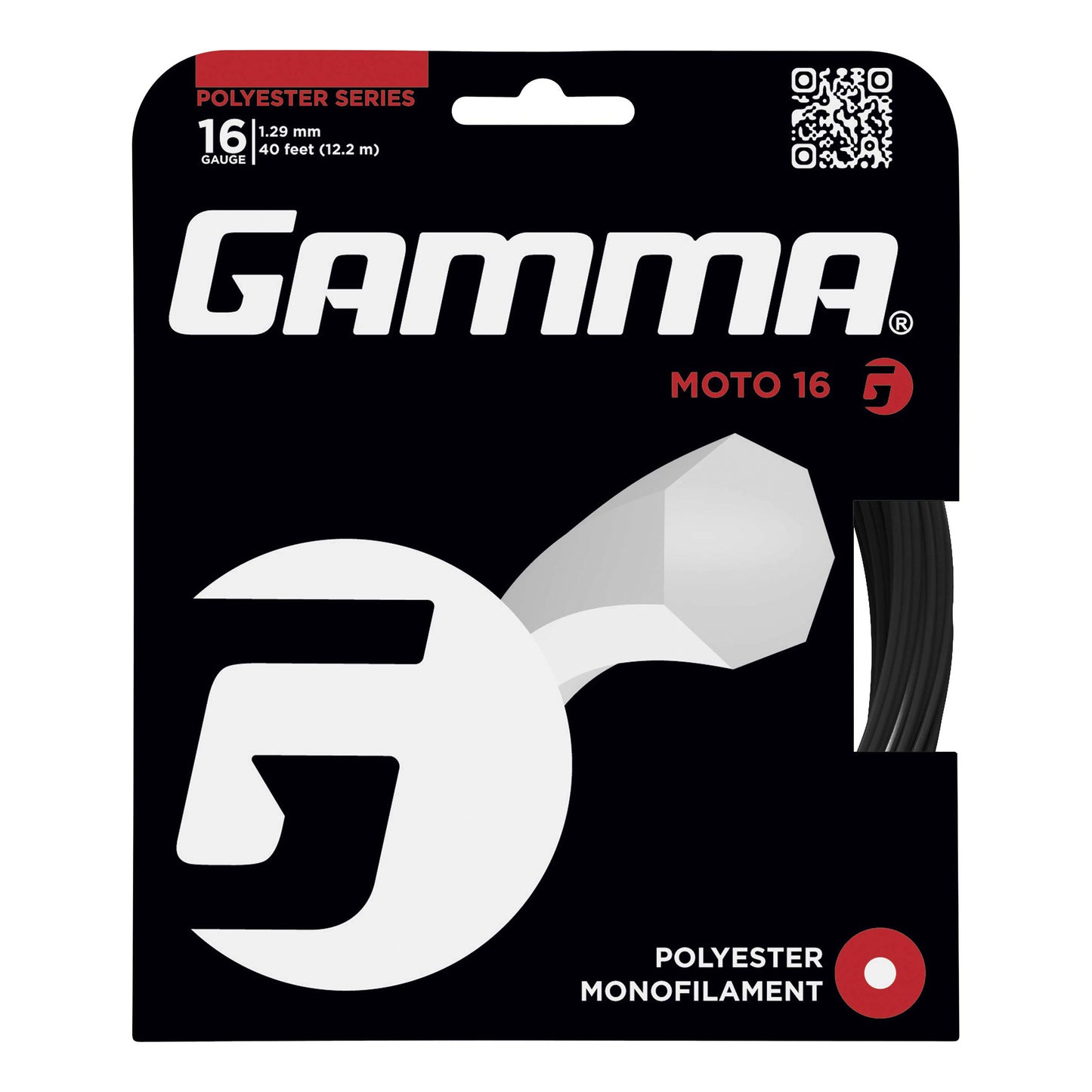 Gamma Moto Cordage En Garniture 12,2m-Noir Gamma Moto Cordage En Garniture 12,2m-Noir