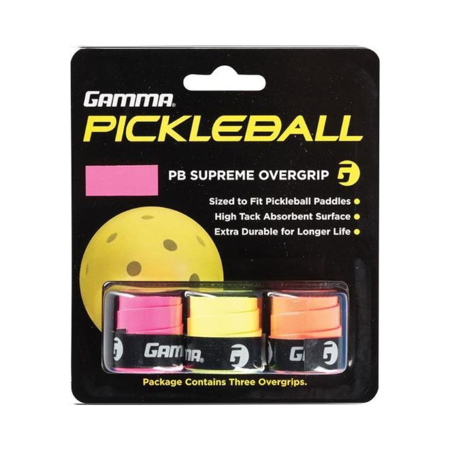 Gamma Pickleball Supreme - jaunes fluo Gamma Pickleball Supreme - jaunes fluo