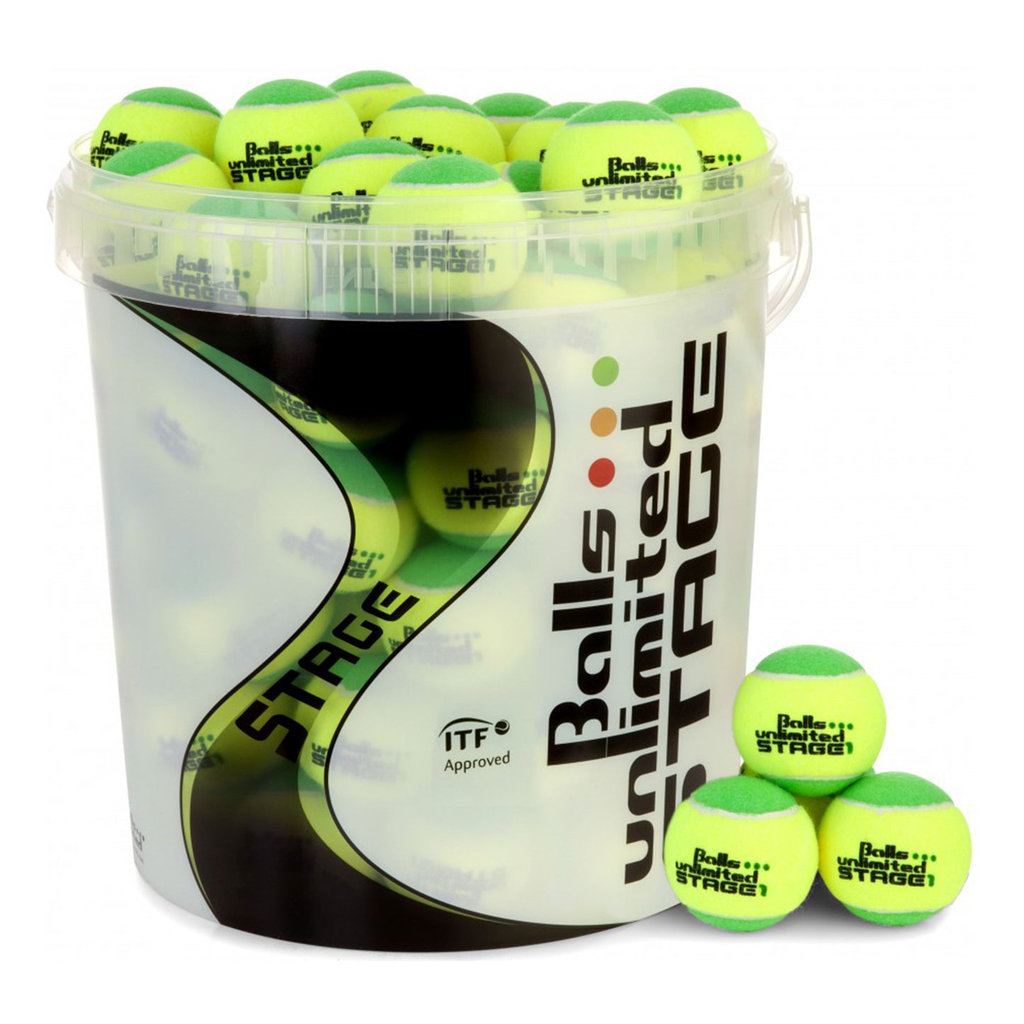 Balls Unlimited Seau de 60 balles Stage 1 Balls Unlimited Seau de 60 balles Stage 1