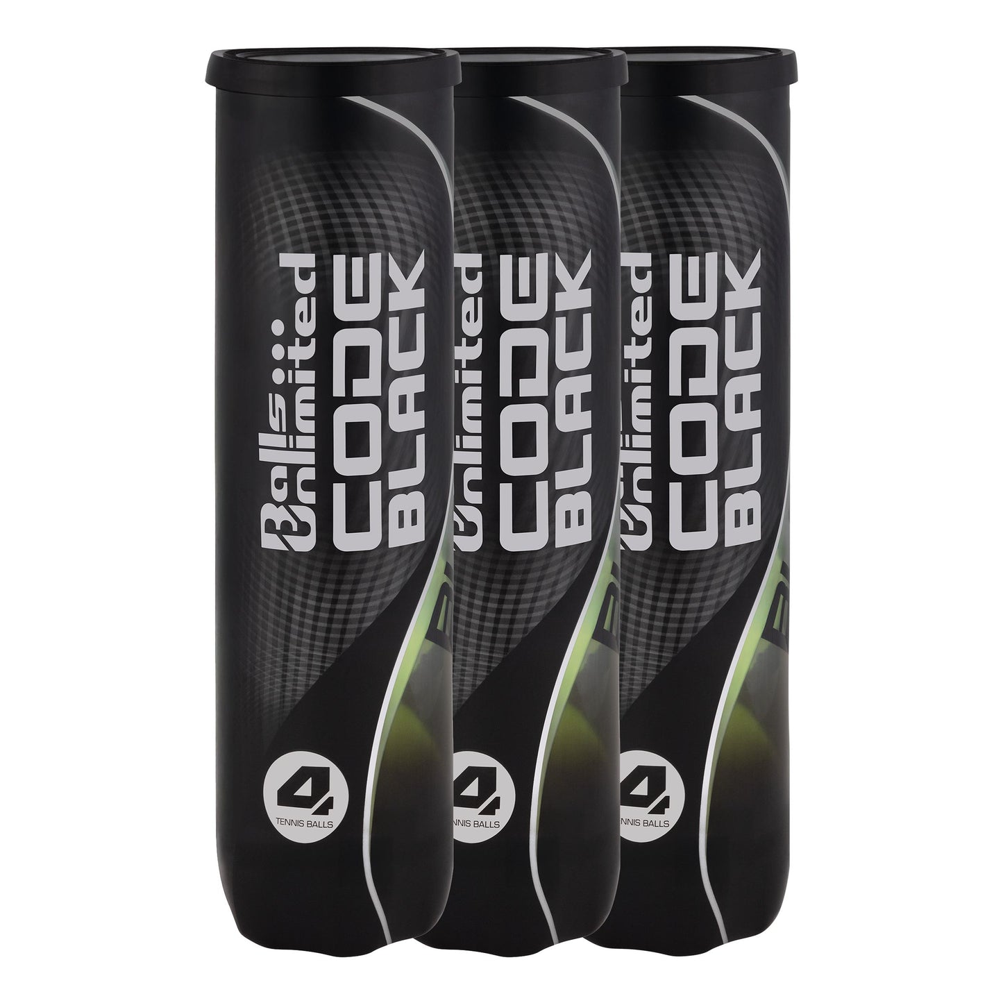 Balls Unlimited Tube de 4 3x Code Black Balls Unlimited Tube de 4 3x Code Black