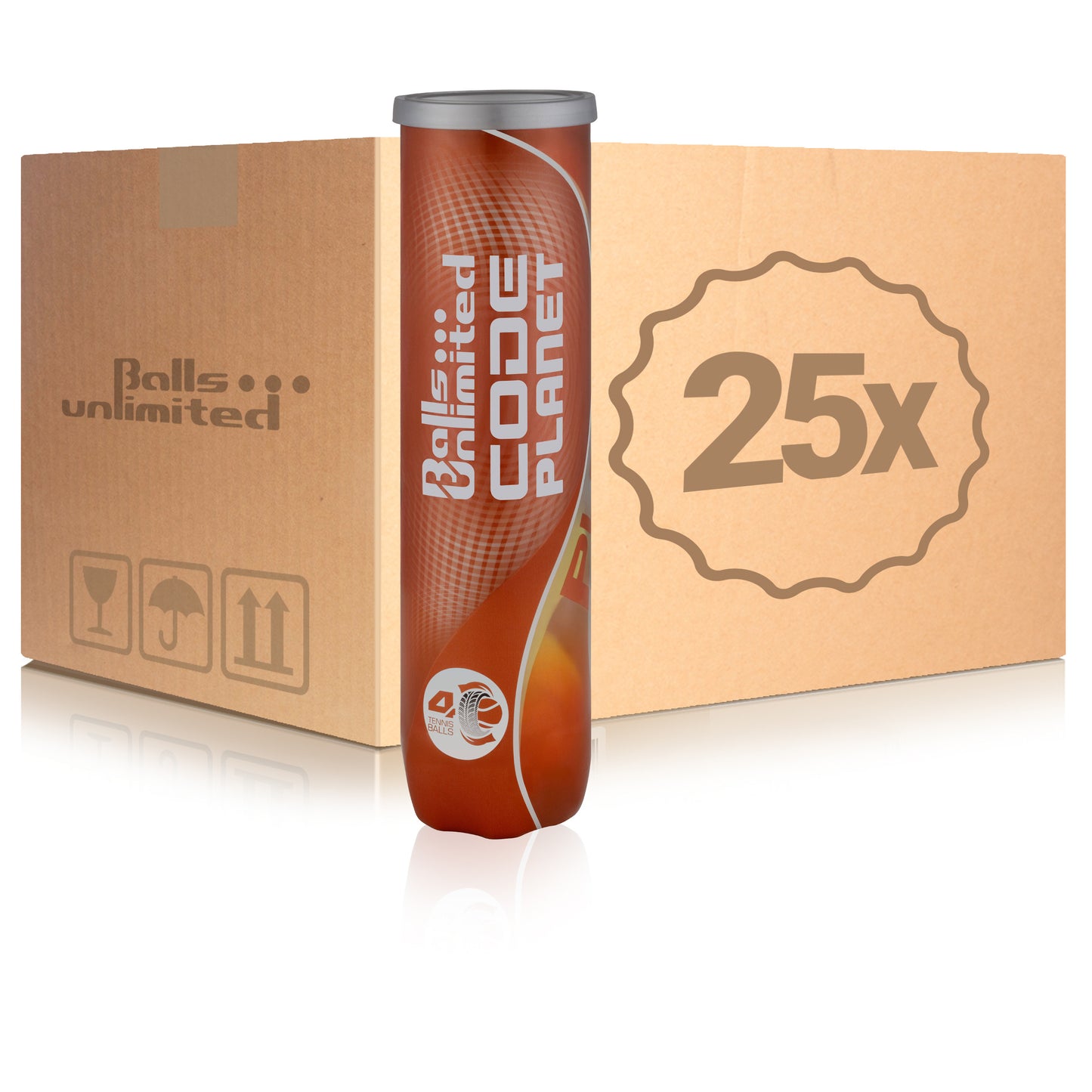 Balls Unlimited 25 tubes de 4 Code Planet Balls Unlimited 25 tubes de 4 Code Planet
